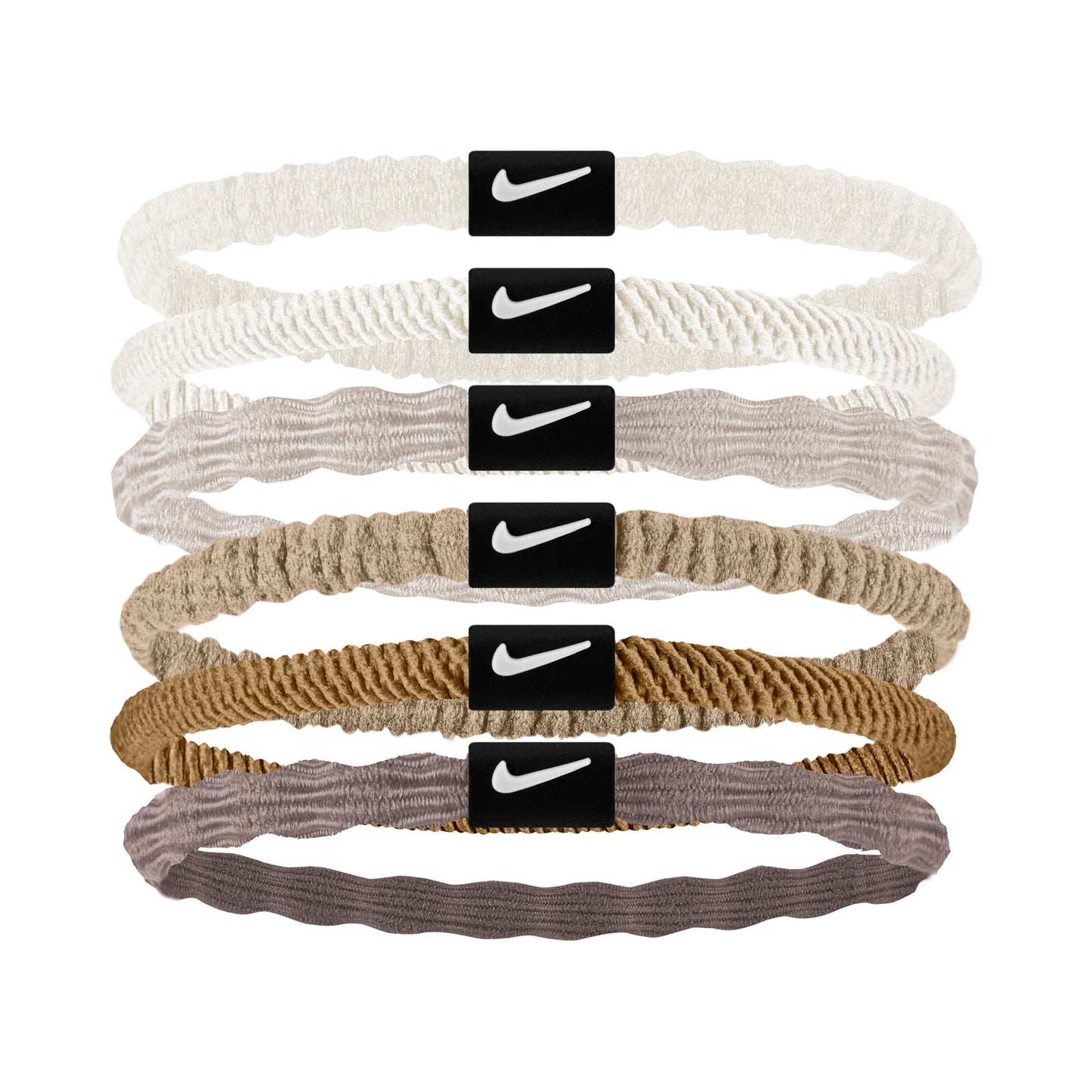 Nike Flex Fascia Per Capelli Confezione Da 6-Multicolore,Sand Nike Flex Fascia Per Capelli Confezione Da 6-Multicolore,Sand