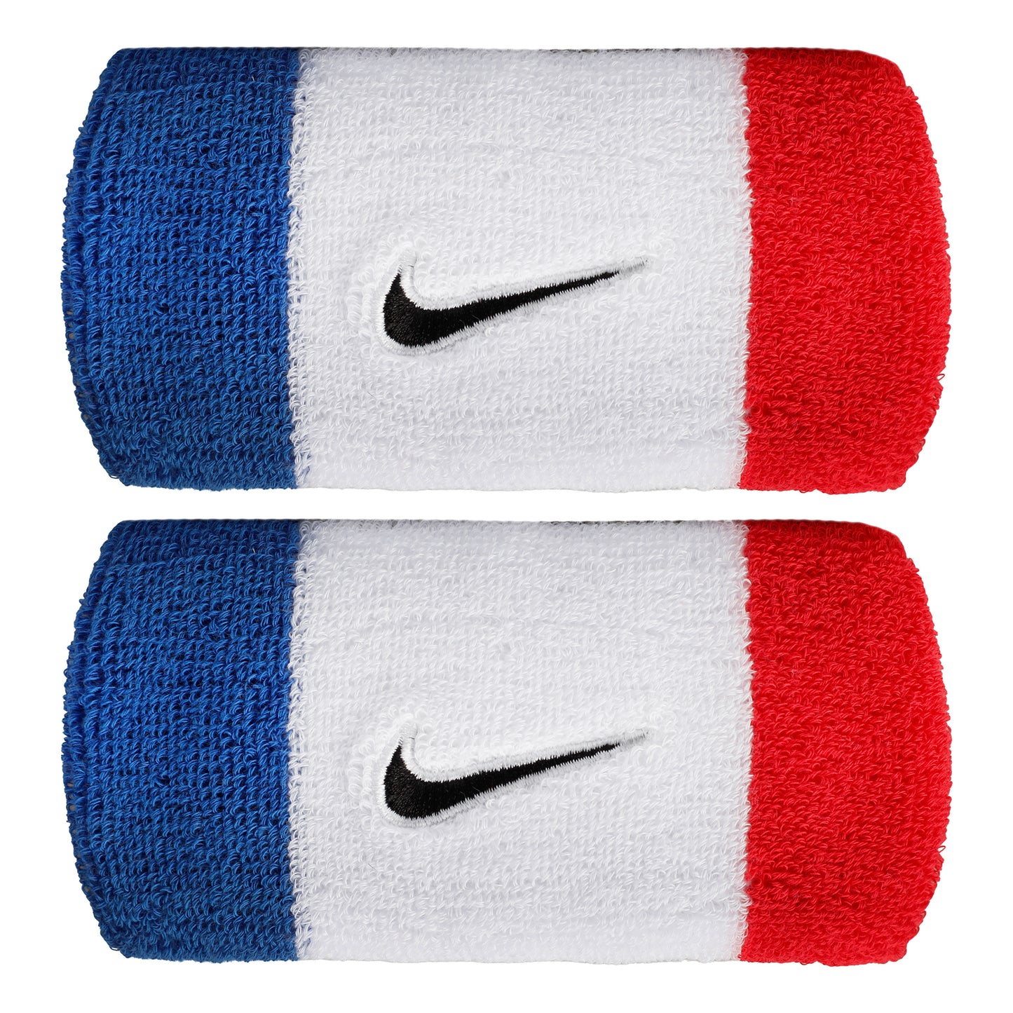 Nike Swoosh Classic Doublewide Polsino anti sudore lungo - blu, rosso Nike Swoosh Classic Doublewide Polsino anti sudore lungo - blu, rosso