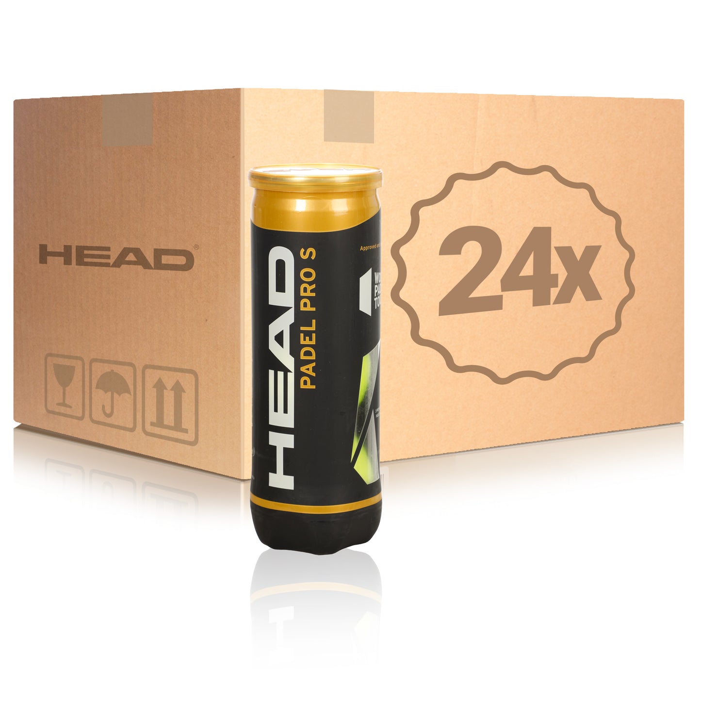 HEAD 24 tubi da 3 Padel Pro S Nel cartone HEAD 24 tubi da 3 Padel Pro S Nel cartone