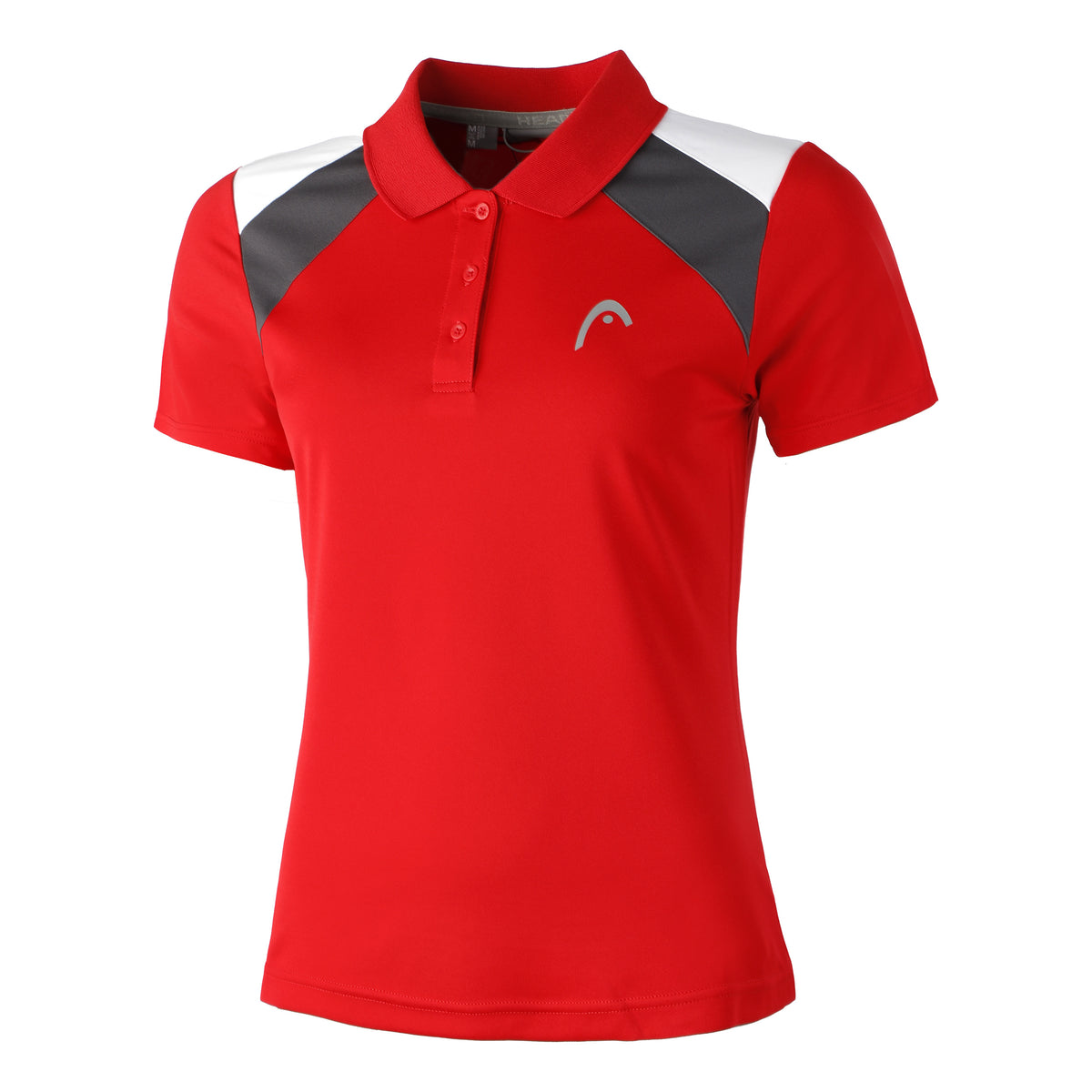 HEAD Club 22 Polo Donna - rosso, HEAD Club 22 Polo Donna - rosso,