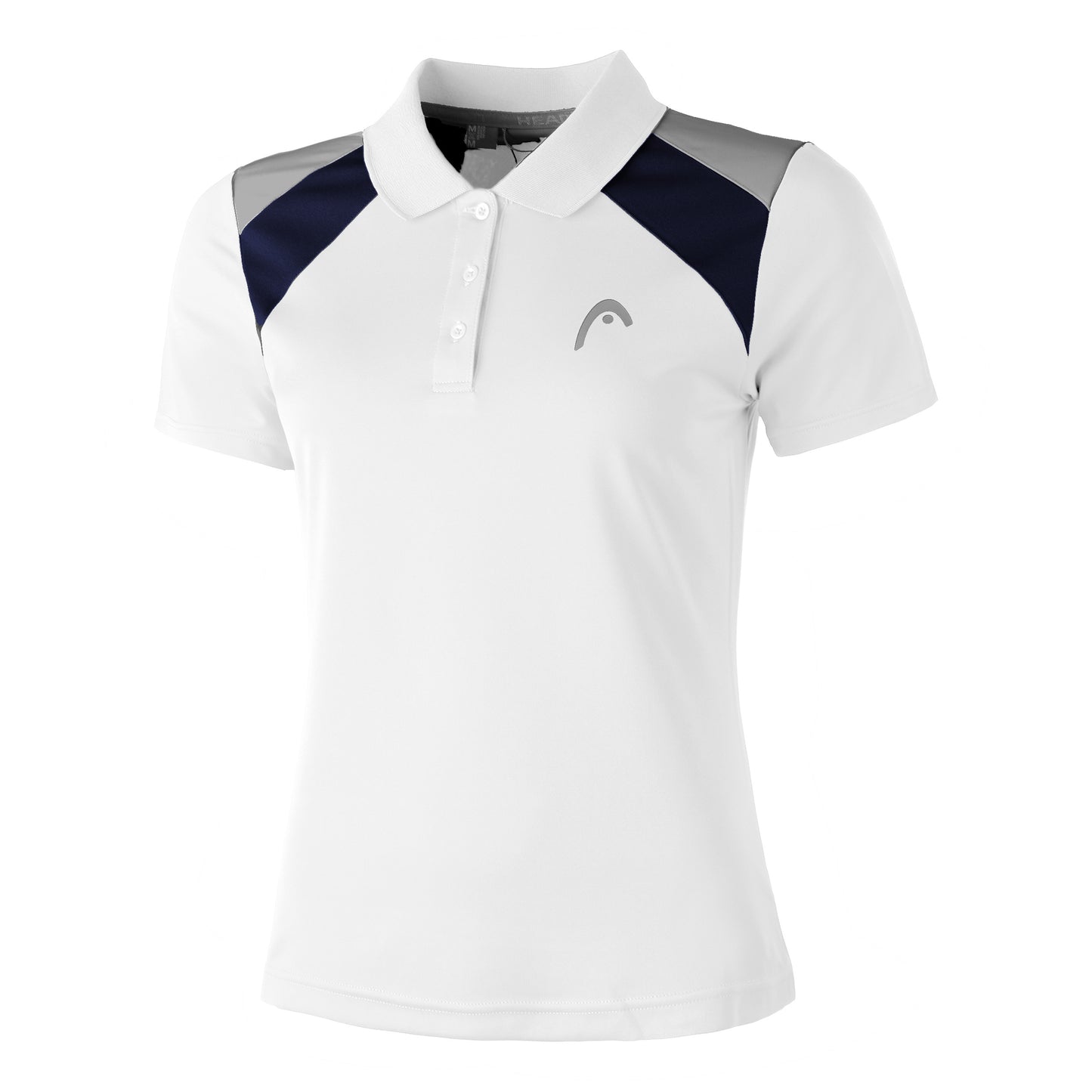HEAD Club Polo Donna-Bianco,Blu HEAD Club Polo Donna-Bianco,Blu