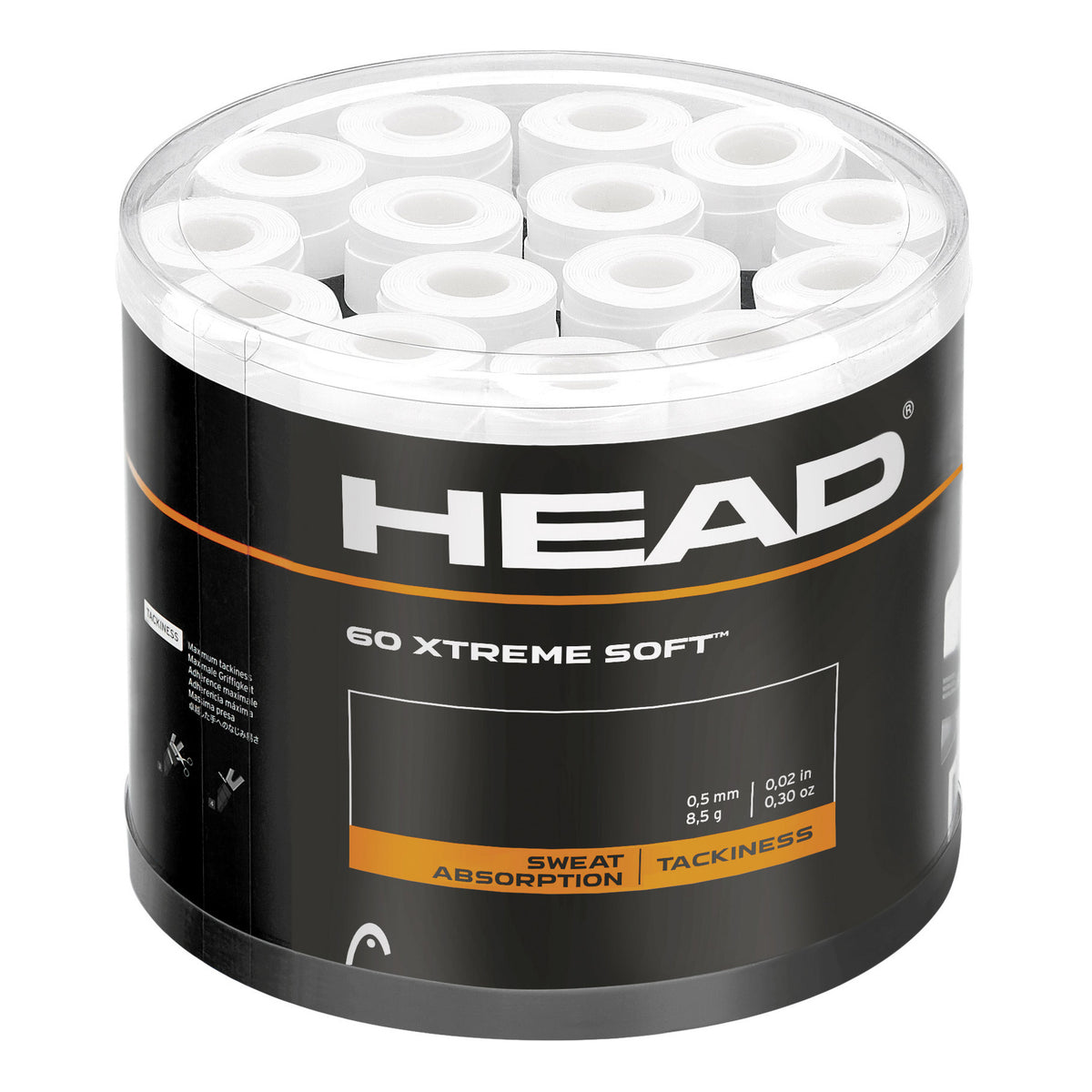 HEAD Xtreme Soft Confezione da 60 - bianco HEAD Xtreme Soft Confezione da 60 - bianco