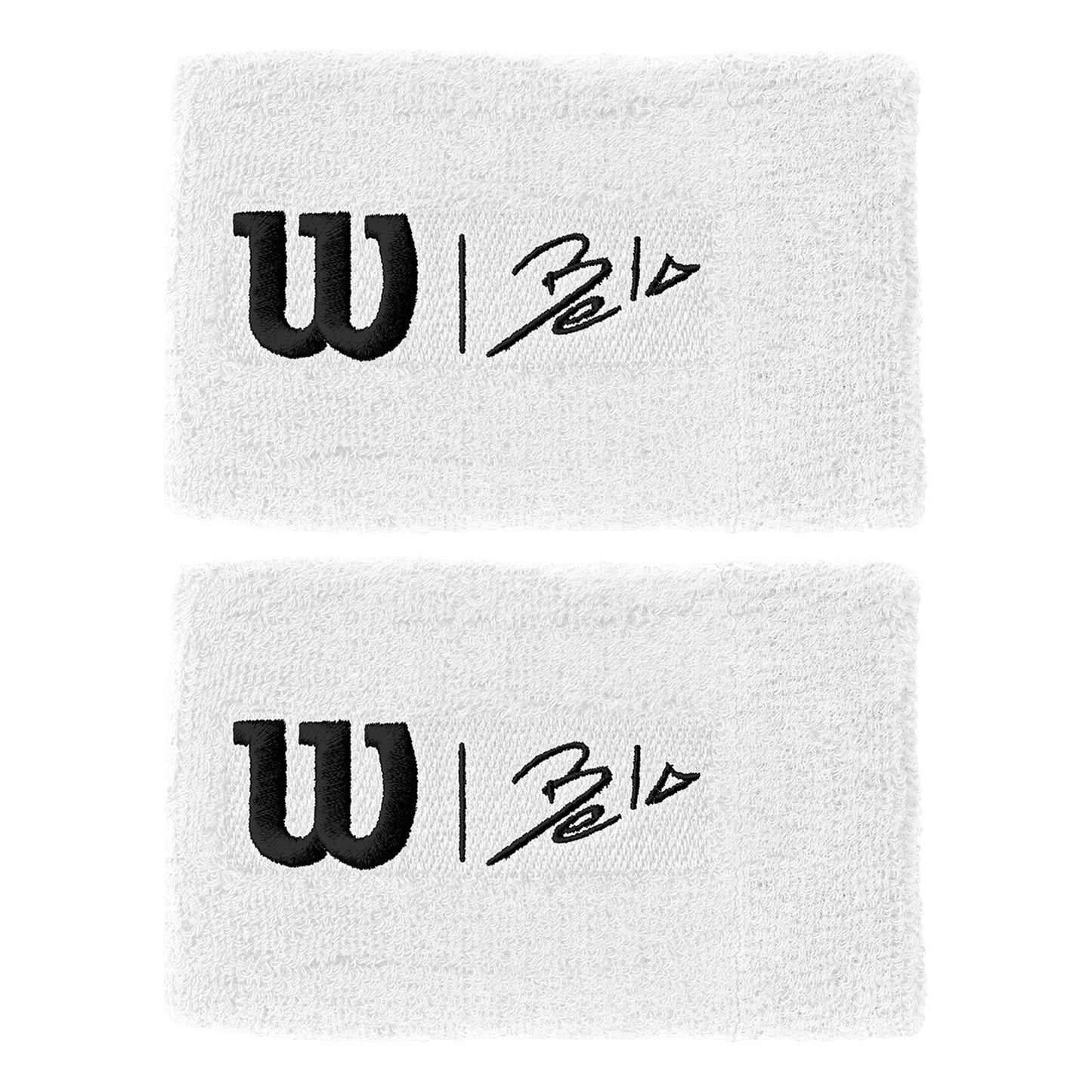Wilson Bela II Polsino anti sudore lungo - bianco Wilson Bela II Polsino anti sudore lungo - bianco