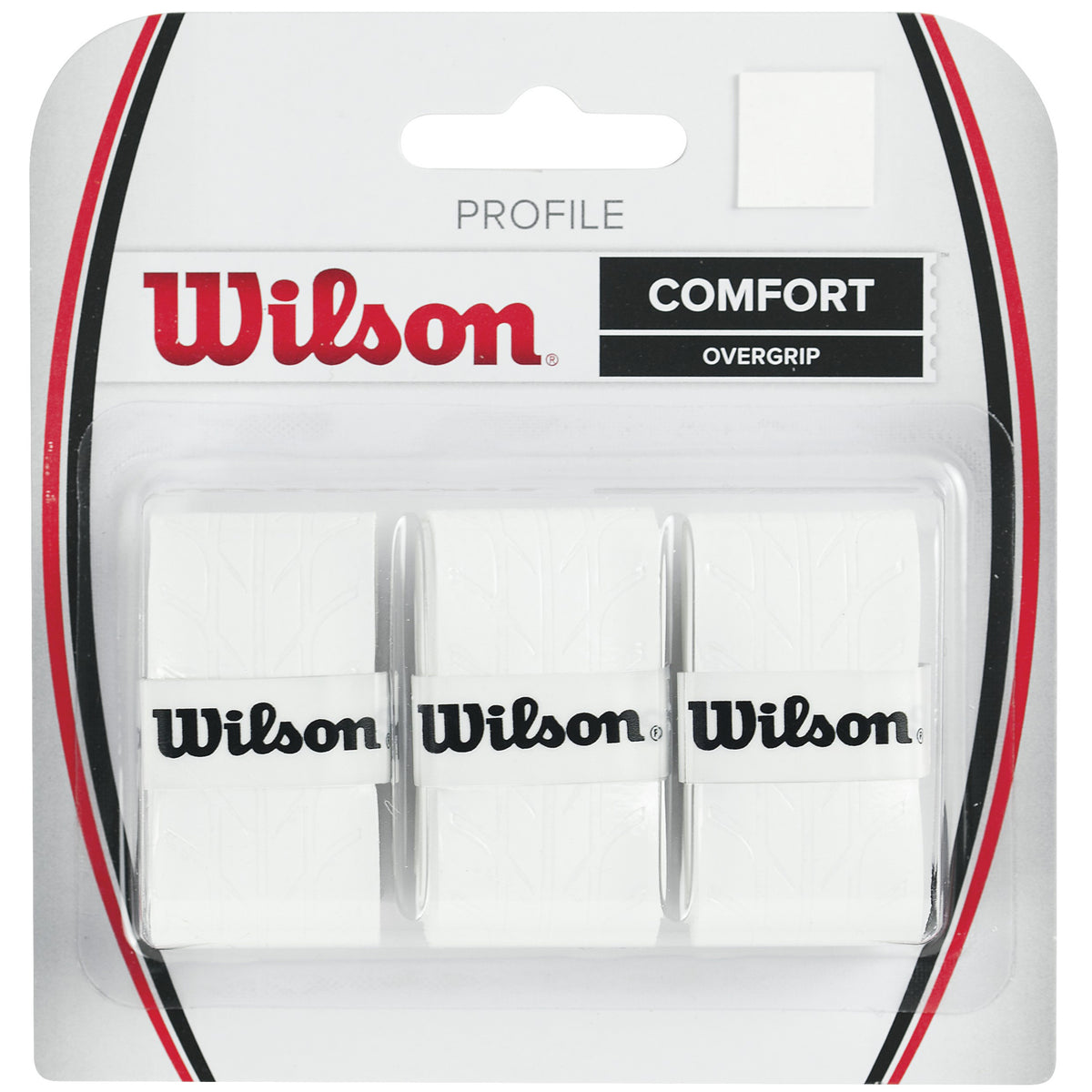 Wilson Profile Overgrip Confezione Da 3-Bianco Wilson Profile Overgrip Confezione Da 3-Bianco