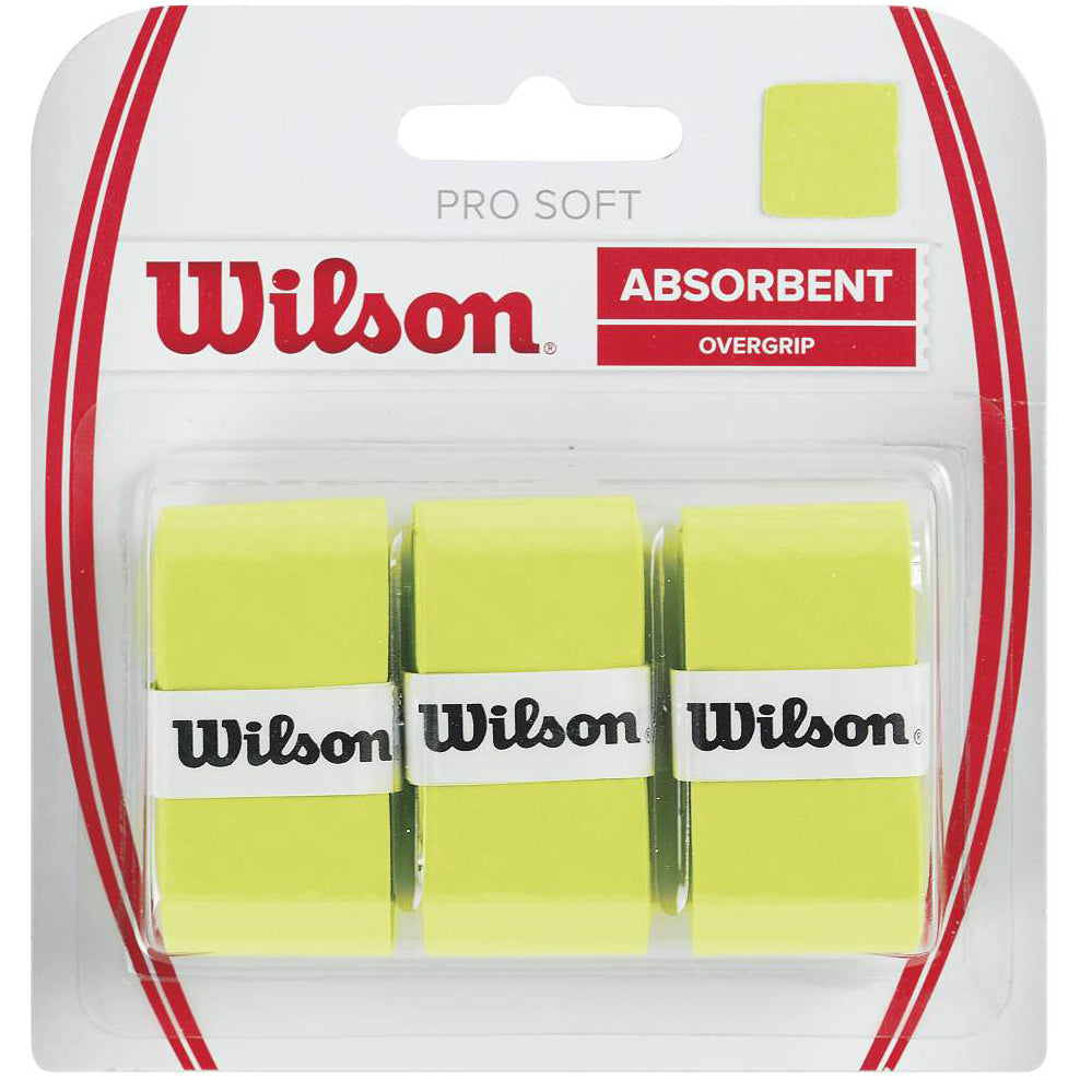 Wilson Soft Overgrip Confezione Da 3-Verde Wilson Soft Overgrip Confezione Da 3-Verde