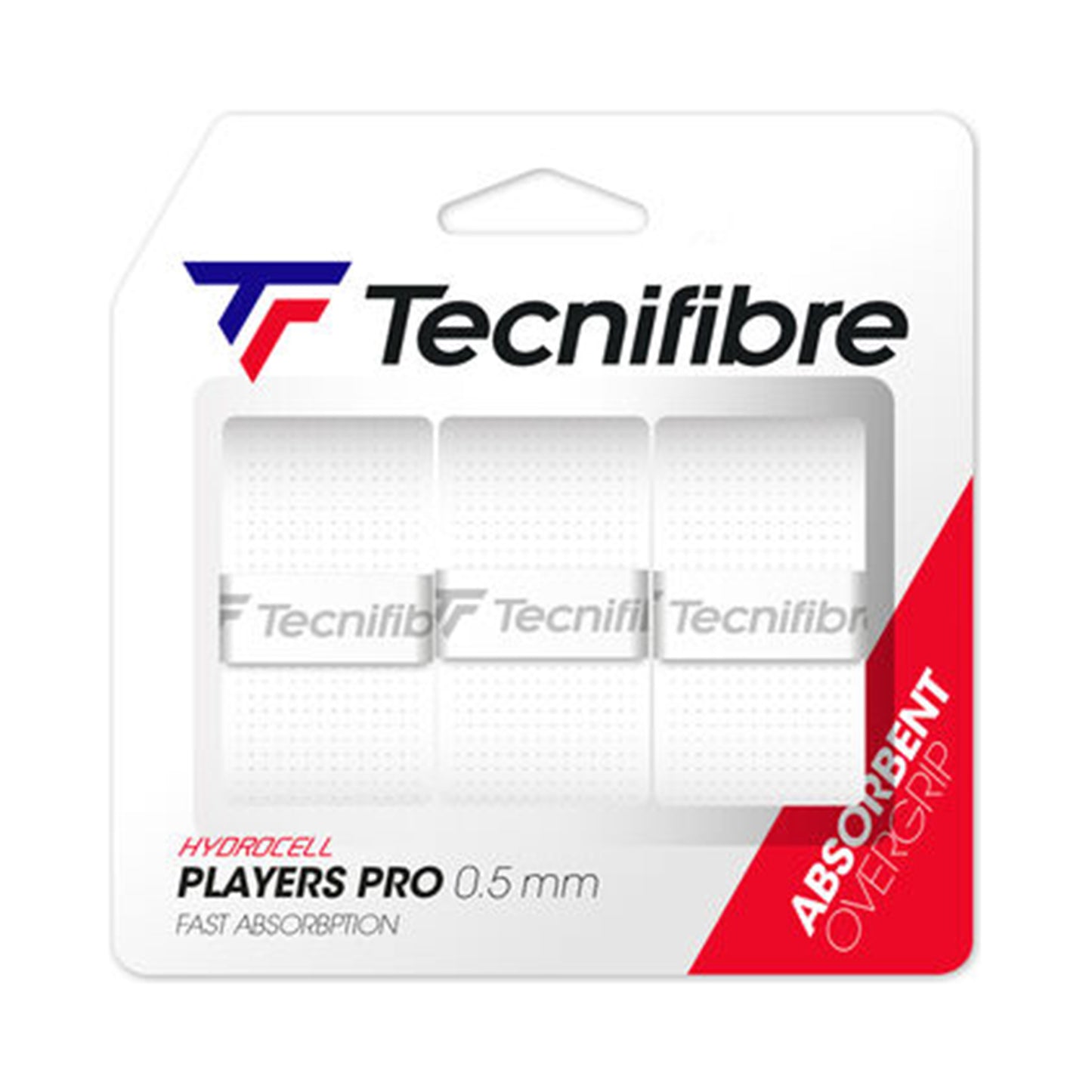 Tecnifibre Players Pro 3er Confezione Da 3-Bianco Tecnifibre Players Pro 3er Confezione Da 3-Bianco