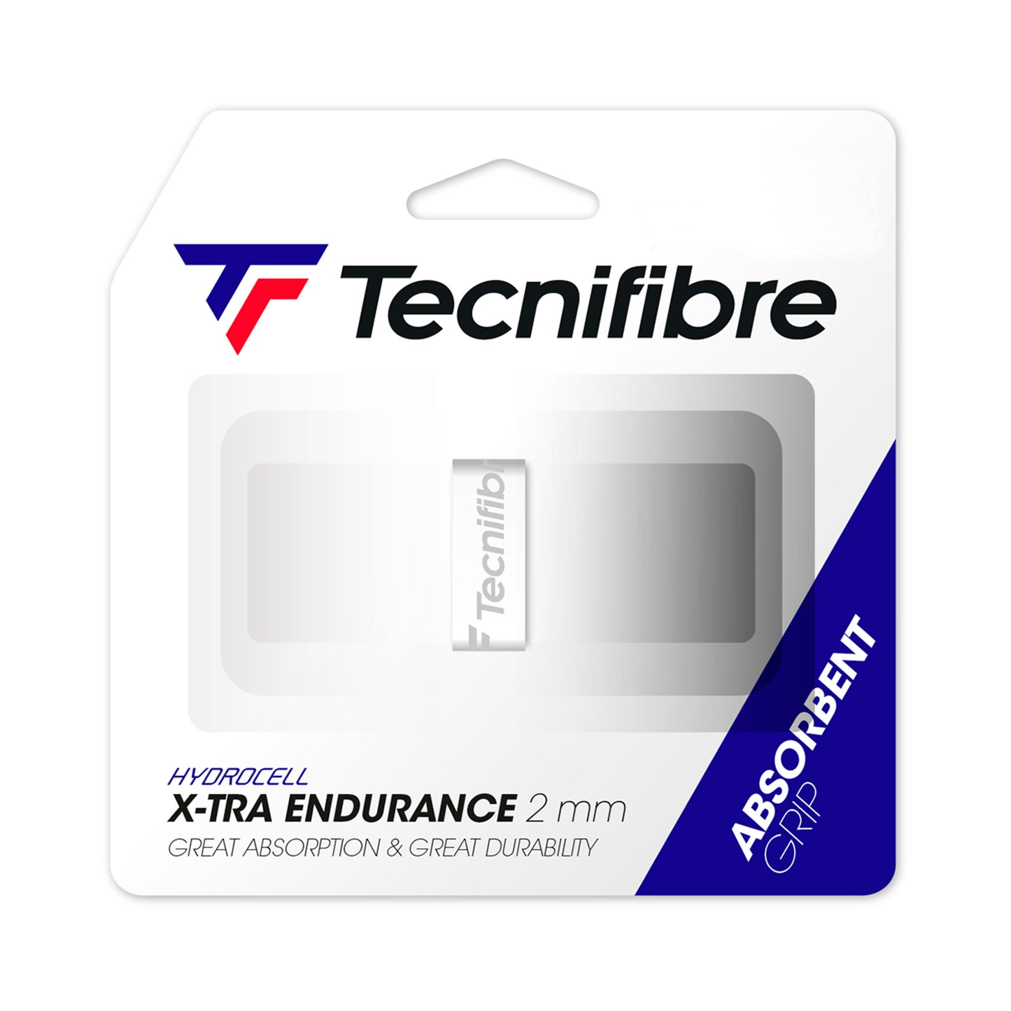 Tecnifibre X-TRA Endurance Confezione Da 1-Bianco Tecnifibre X-TRA Endurance Confezione Da 1-Bianco