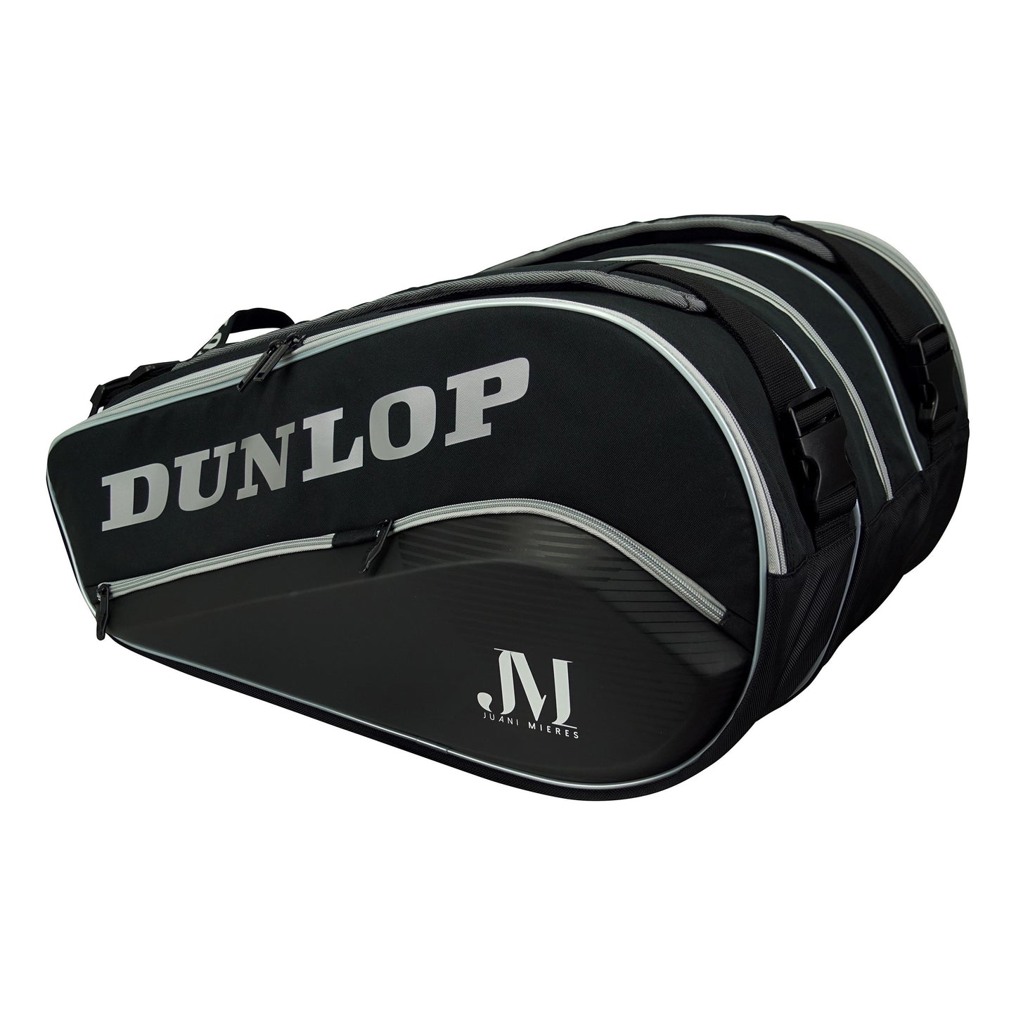 Dunlop Elite Thermo (Mieres) Borsa Per Racchetta Da Padel-Nero,Argento Dunlop Elite Thermo (Mieres) Borsa Per Racchetta Da Padel-Nero,Argento