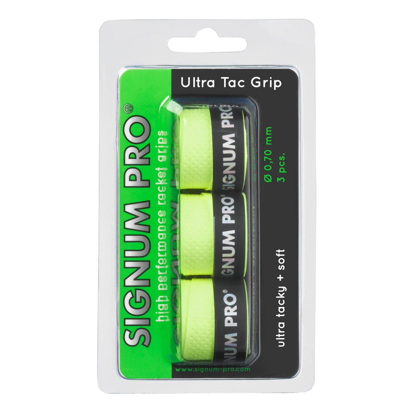 Signum Pro Ultra Tac Grip Confezione da 3 - giallo Signum Pro Ultra Tac Grip Confezione da 3 - giallo