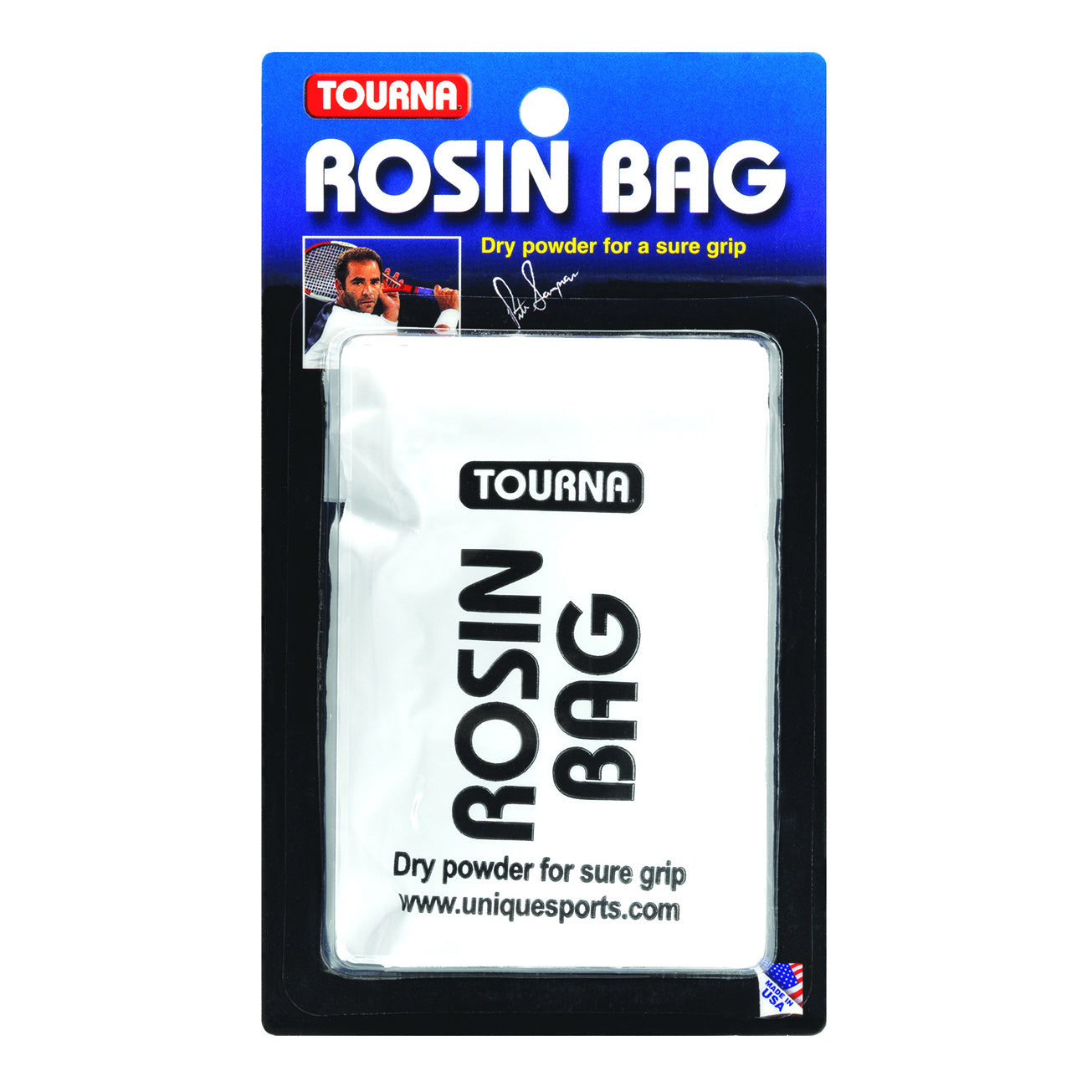 Tourna Rosin Bag Cura Delle Mani-Bianco Tourna Rosin Bag Cura Delle Mani-Bianco