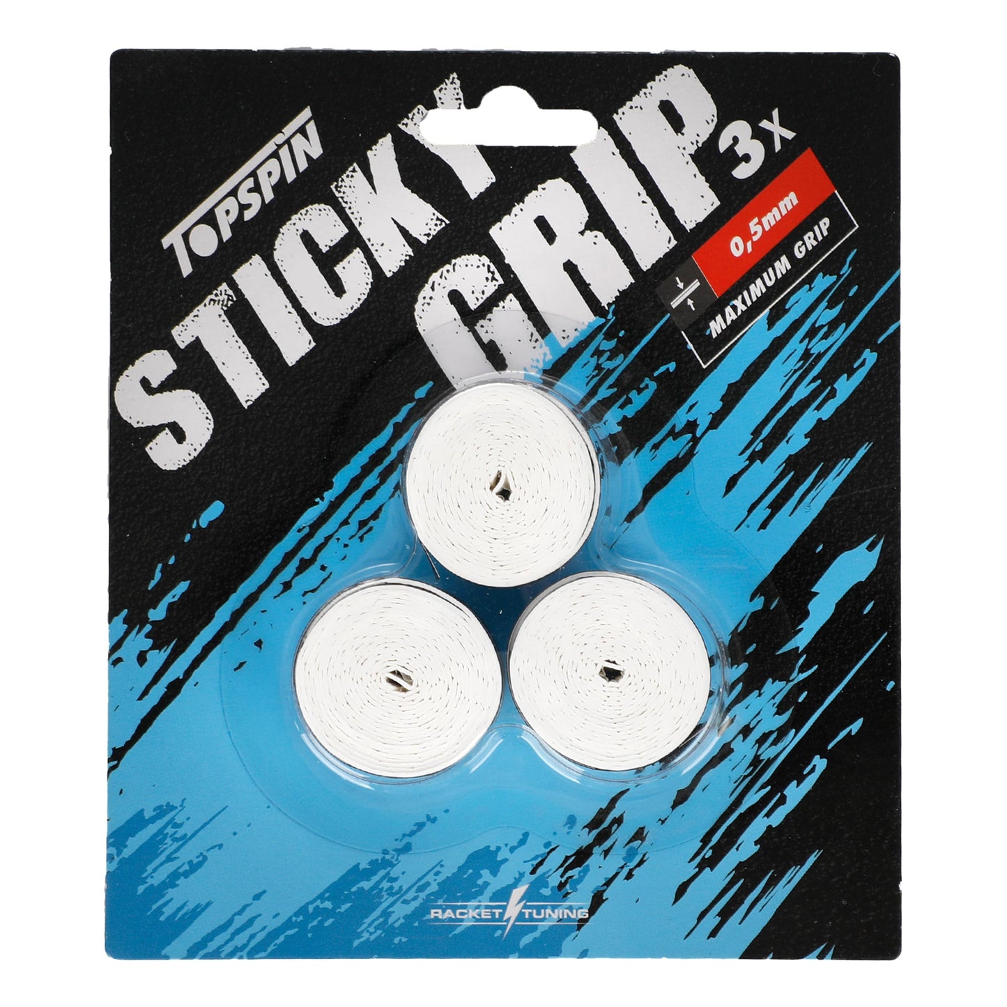 Topspin Sticky Grip Confezione Da 3-Bianco Topspin Sticky Grip Confezione Da 3-Bianco