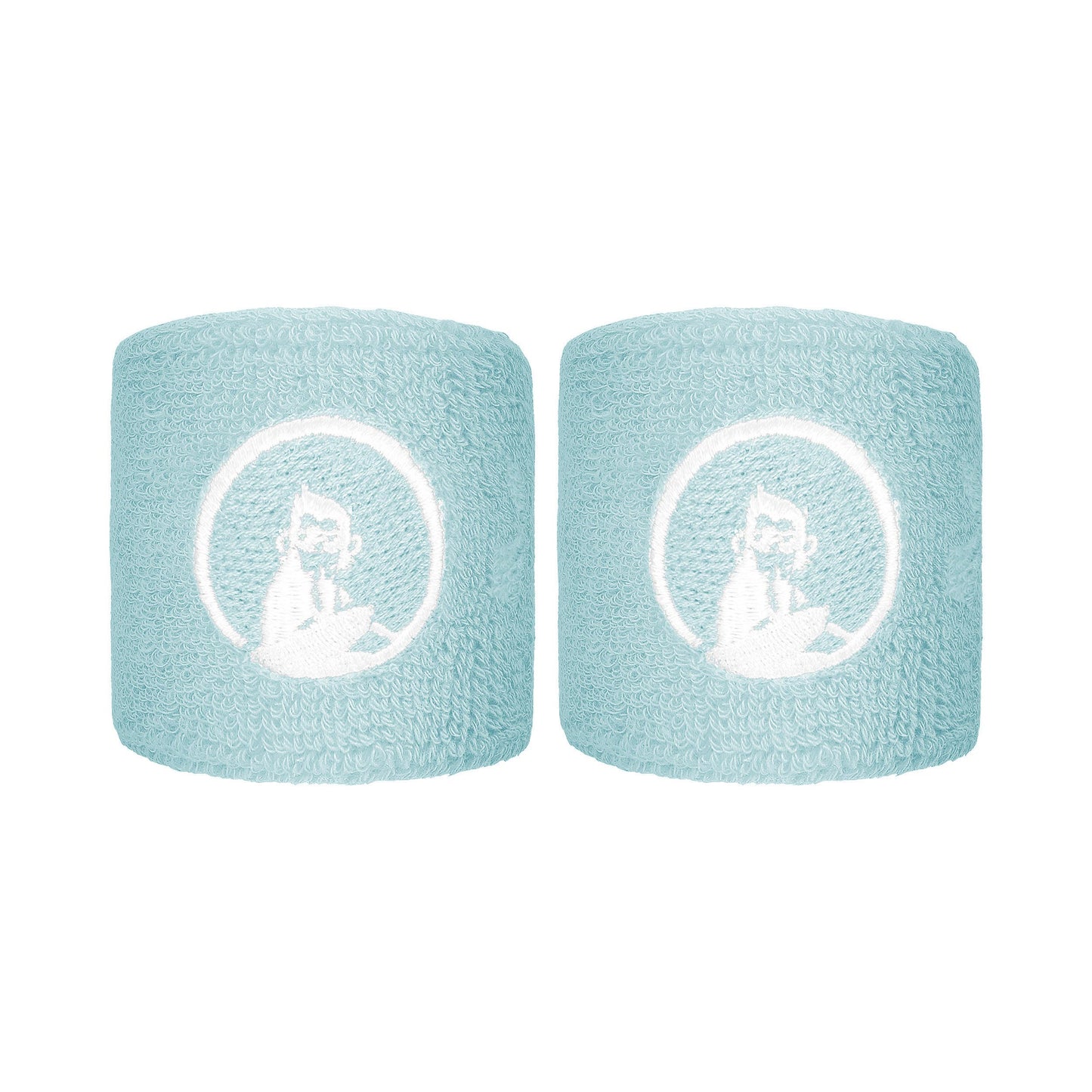 Quiet Please Memories Faded Memories Polsino anti sudore Confezione da 2 Unisex - blu chiaro Quiet Please Memories Faded Memories Polsino anti sudore Confezione da 2 Unisex - blu chiaro