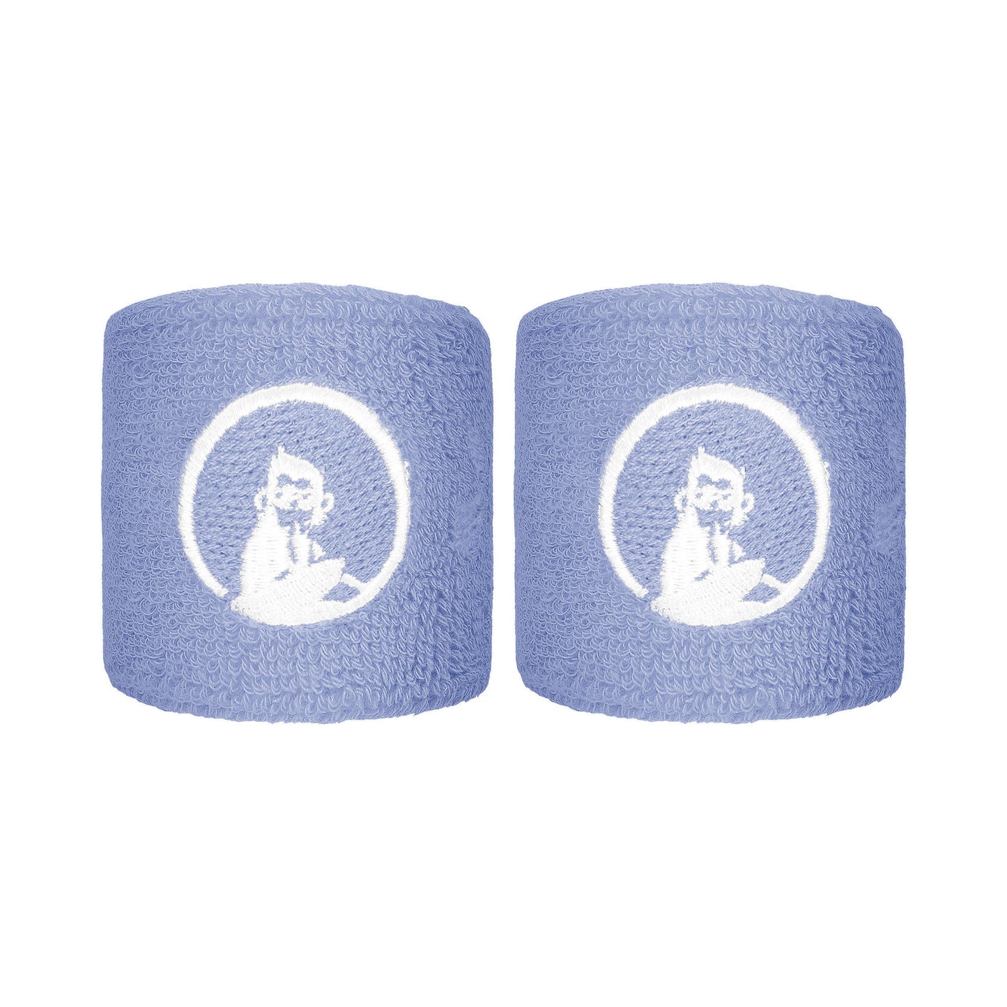 Quiet Please Glow Polsino anti sudore Confezione da 2 corto - blu cobalto Quiet Please Glow Polsino anti sudore Confezione da 2 corto - blu cobalto
