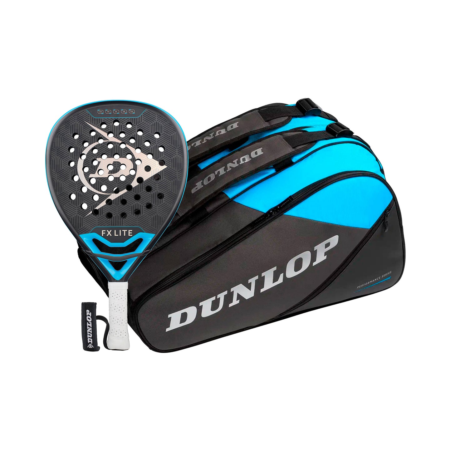 Dunlop FX Lite In aggiunta borsa per racchetta Dunlop FX Lite In aggiunta borsa per racchetta