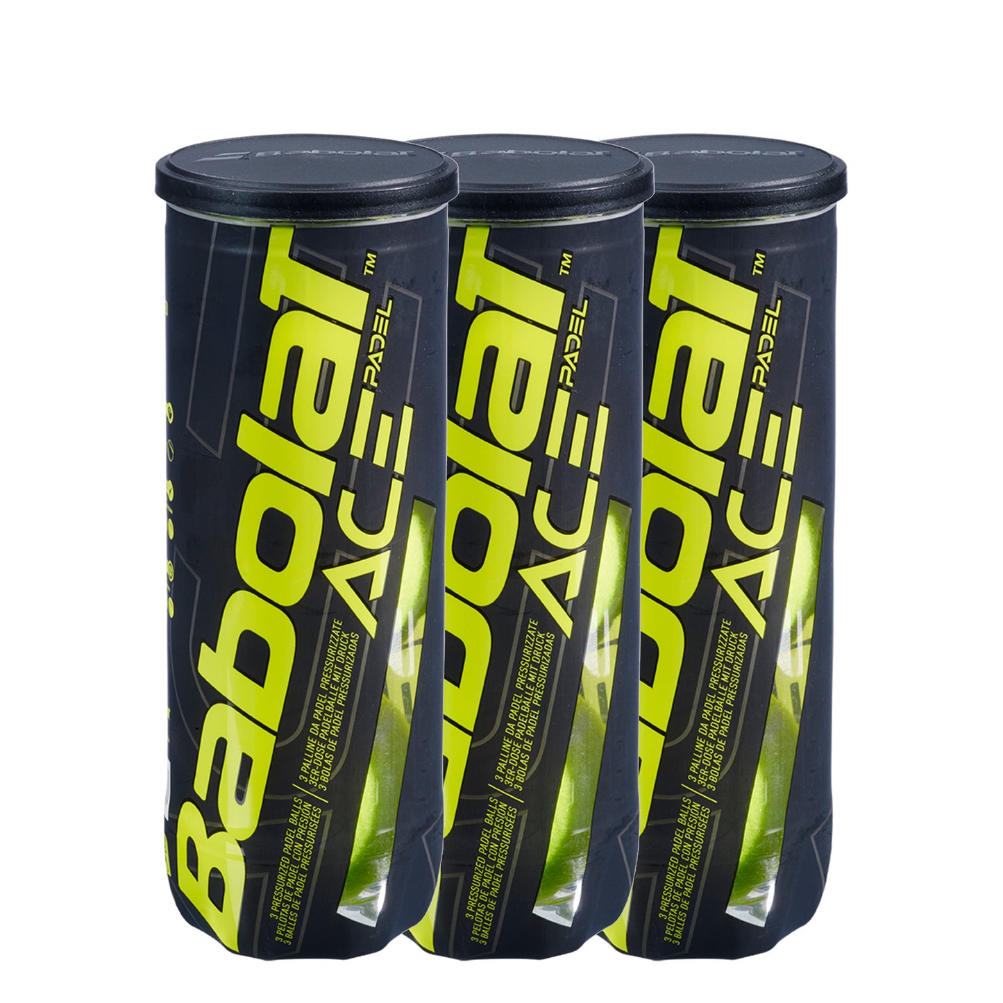 Babolat 3 tubi da 3 Ace Padel X3 Babolat 3 tubi da 3 Ace Padel X3