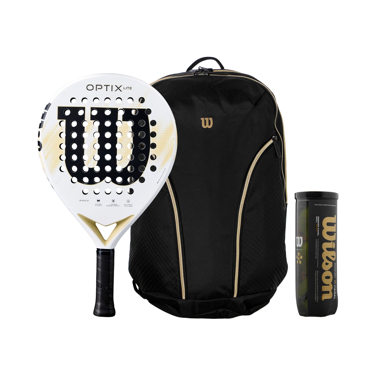 Wilson Confezione da 3 Optix V2 Lite In aggiunta tubo di palline, In aggiunta borsa per racchetta Wilson Confezione da 3 Optix V2 Lite In aggiunta tubo di palline, In aggiunta borsa per racchetta