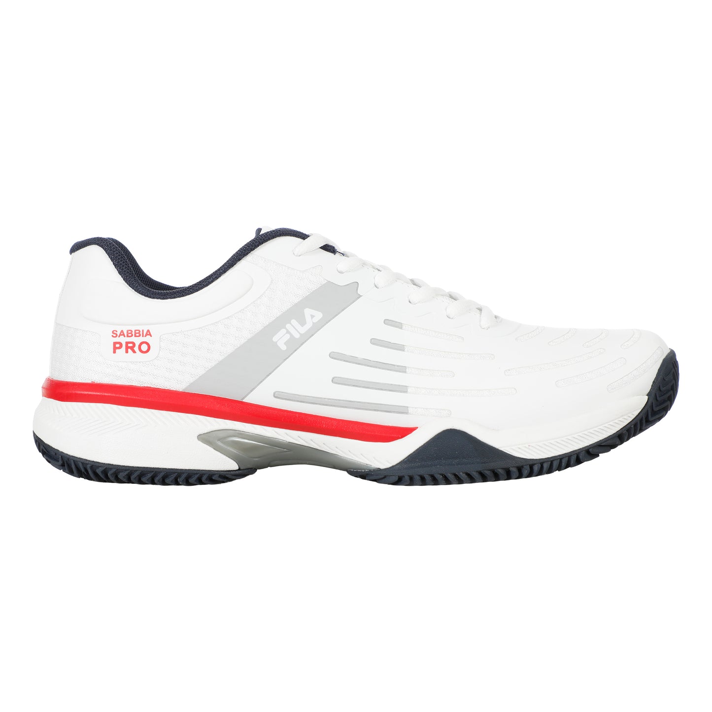 Fila Sabbia Pro Scarpa Per Terra Rossa Uomini-Bianco,Rosso