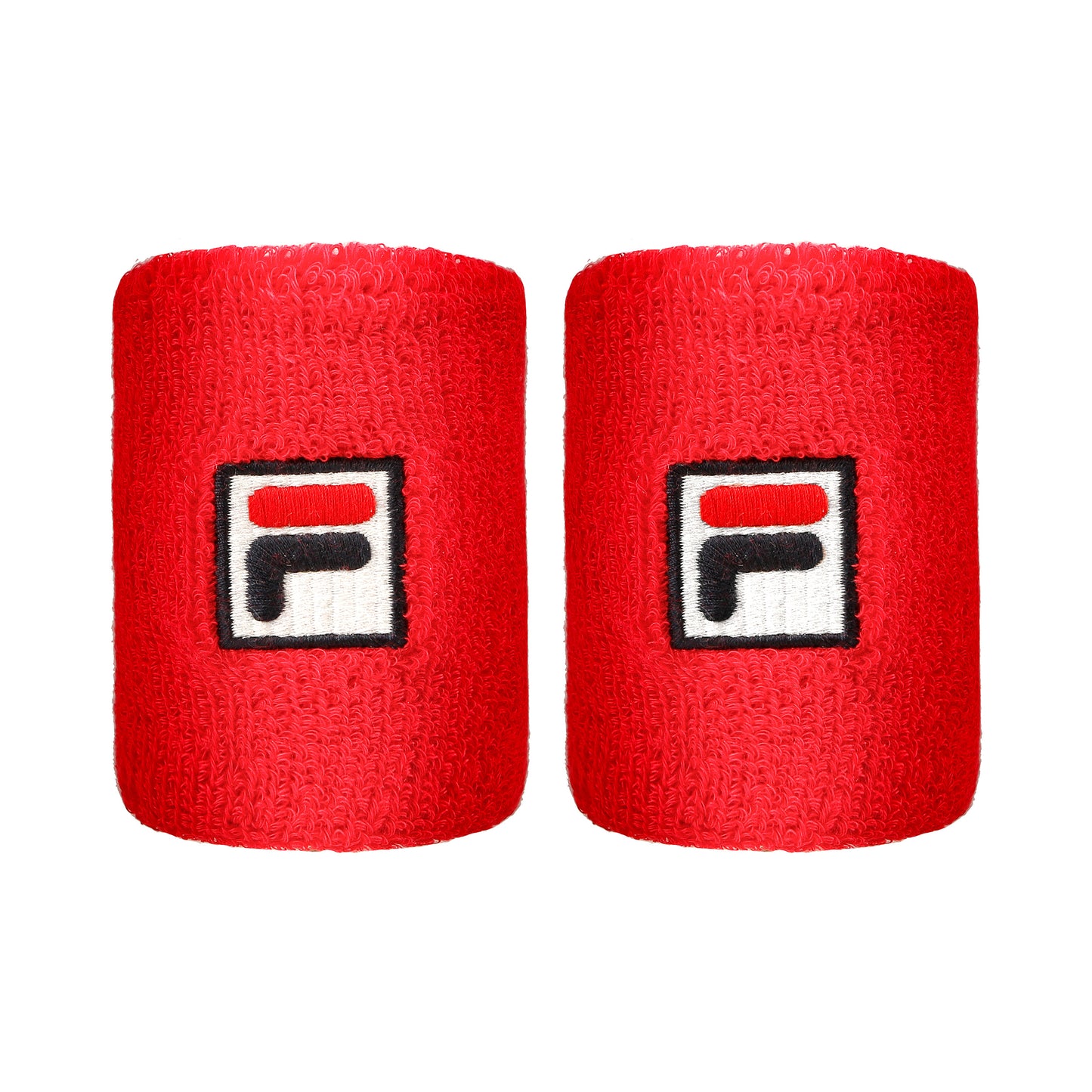Fila Osten Polsino anti sudore Confezione da 2 Unisex - rosso, bianco