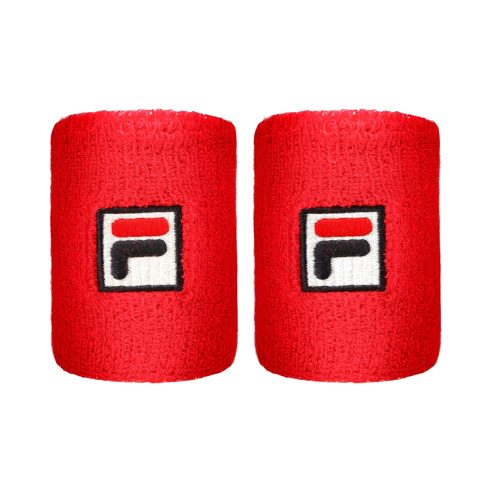 Fila Osten Polsino anti sudore Confezione da 2 Unisex - rosso, bianco