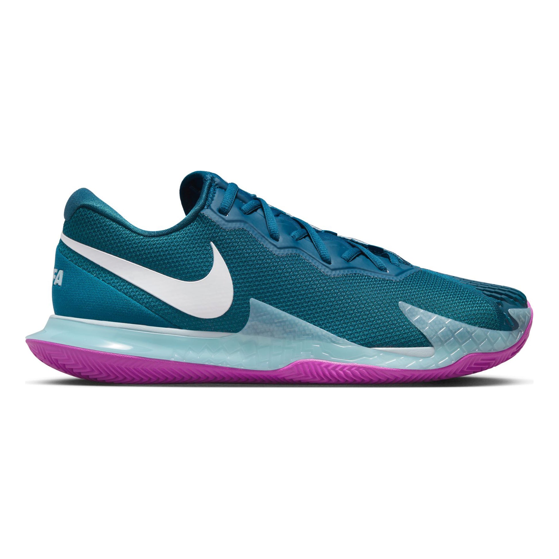 Nike Court Air Zoom Vapor Cage 4 Rafa Scarpa per terra rossa Uomini - color petrolio, lilla