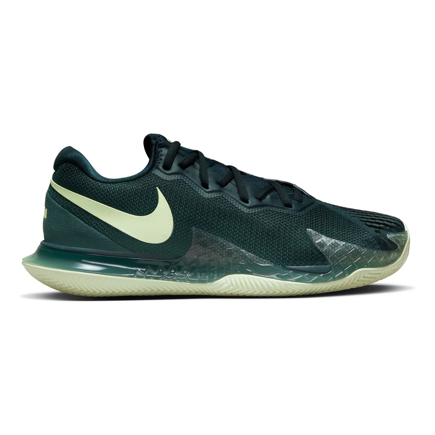 Nike Court Air Zoom Vapor Cage 4 Rafa Scarpa per terra rossa Uomini - verde scuro, lime