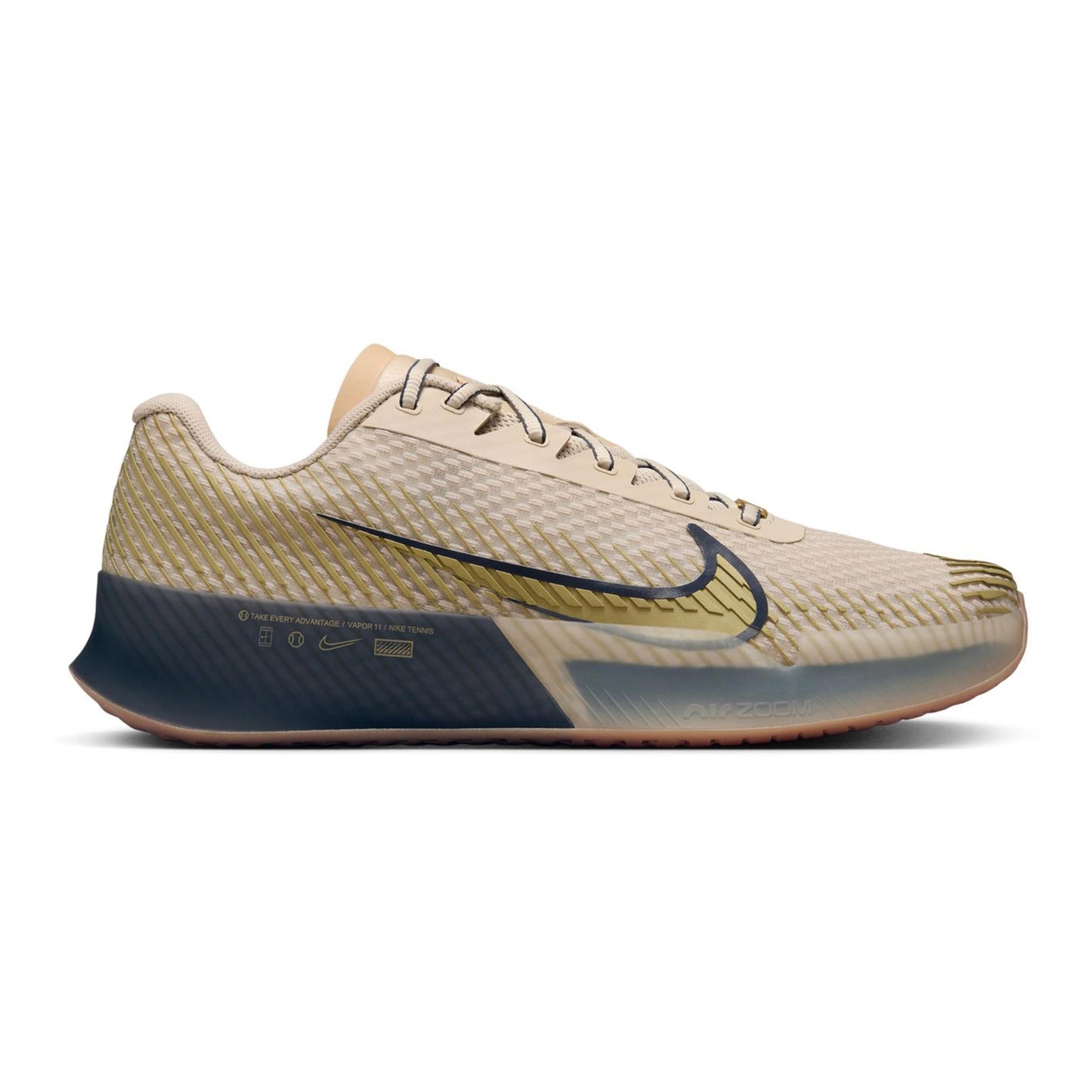 Nike Air Zoom Vapor 11 Premium Scarpa Per Tutte Le Superfici Uomini-Beige,Blu Scuro