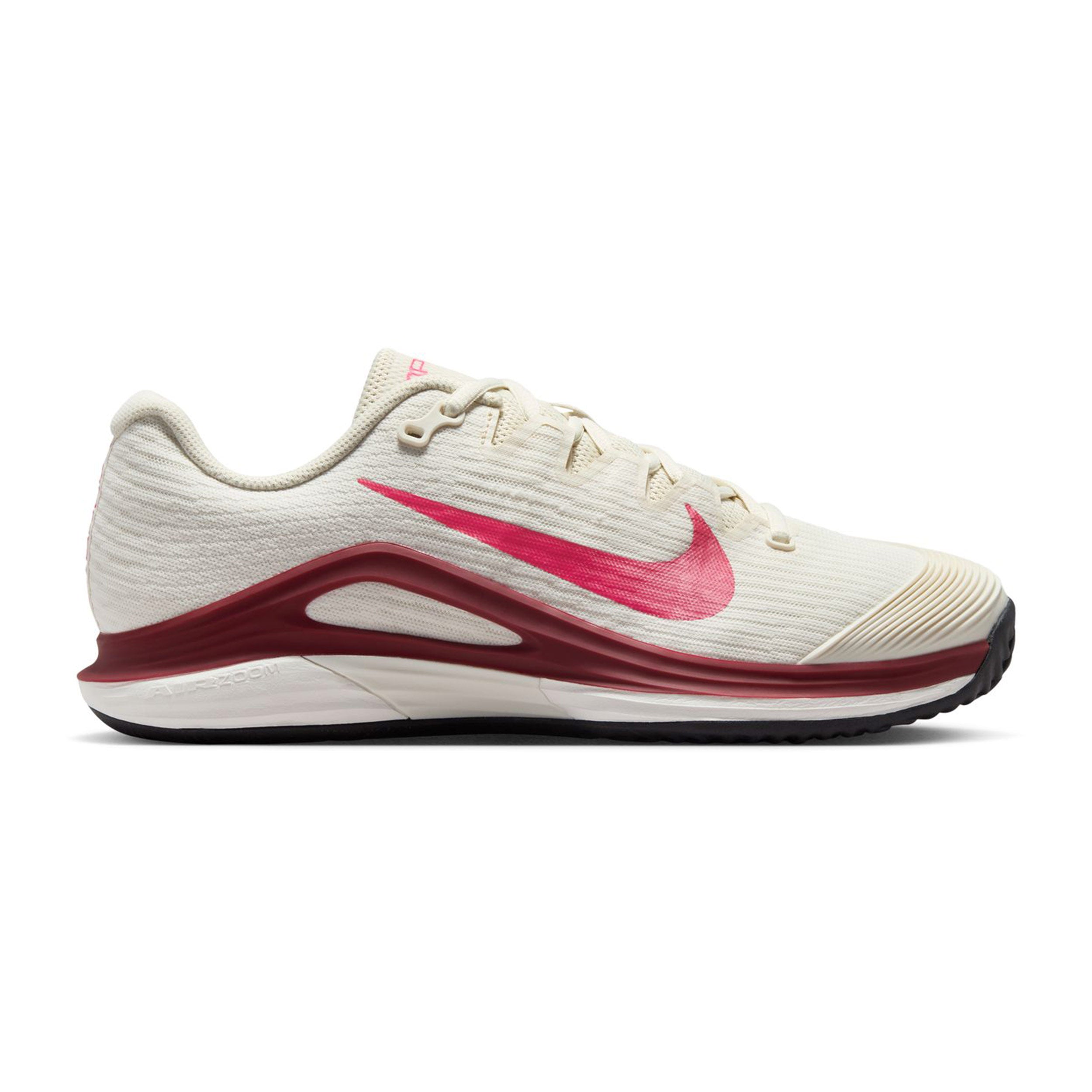 Nike Vapor 12 Scarpa per terra rossa Donna-crema, rosso