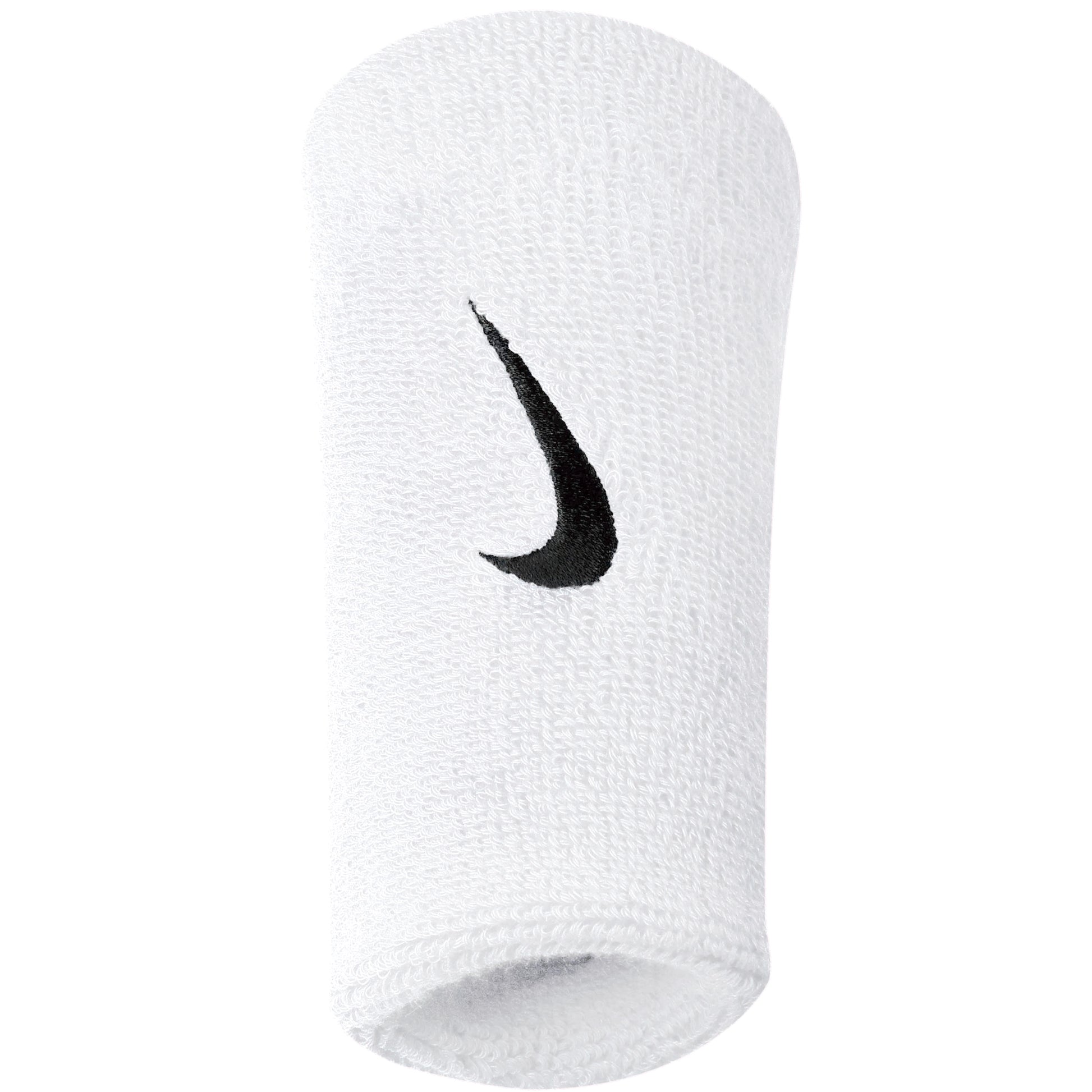Nike Swoosh Doublewide Polsino Anti Sudore Confezione Da 2-Bianco,Nero
