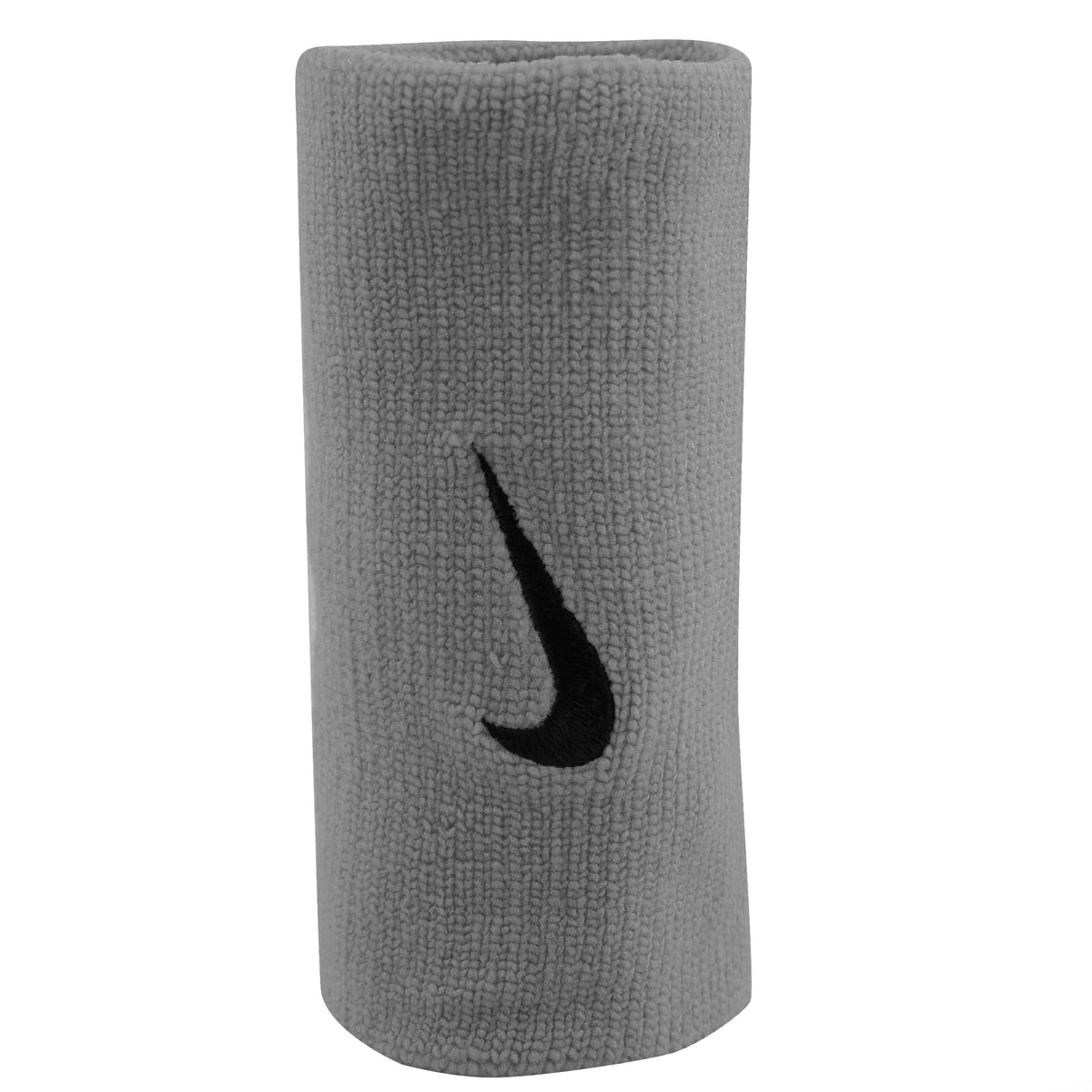 Nike Swoosh Doublewide Polsino Anti Sudore Confezione Da 2-Grigio Chiaro,Nero