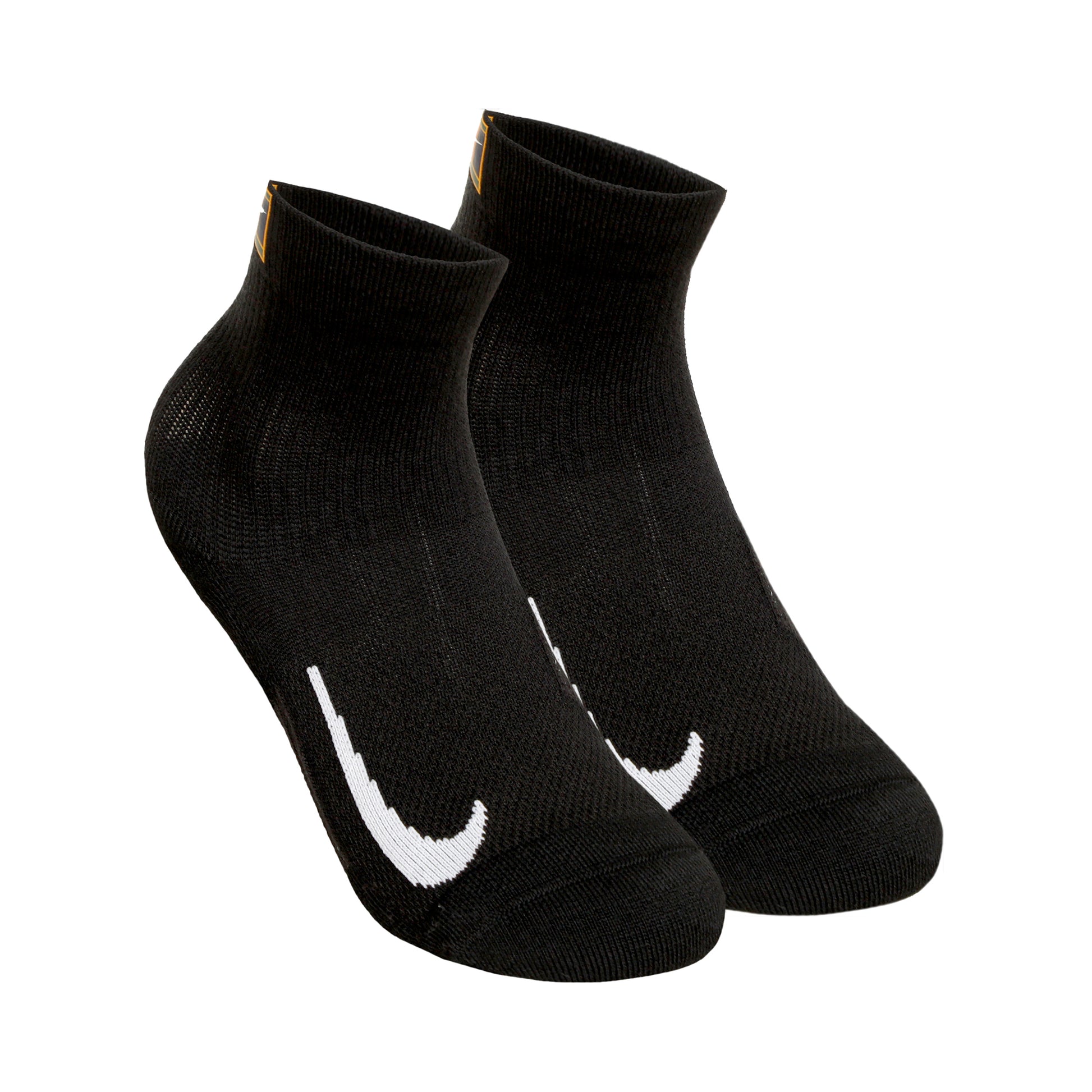 Nike Court Multiplier Max Calzini da tennis Confezione da 2 Unisex - nero, bianco
