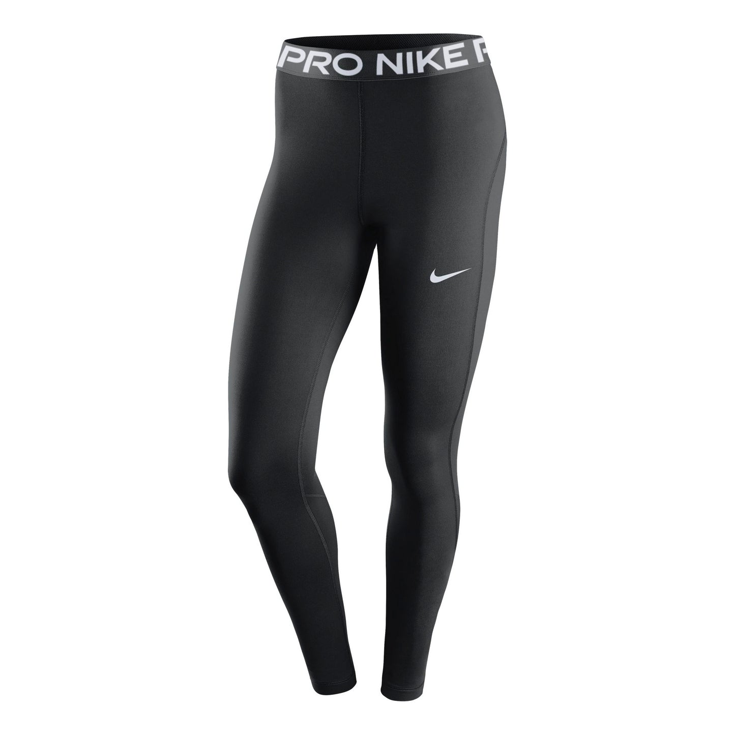 Nike Pro 365 Calzamaglia Donna-Nero,Bianco