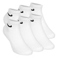 Everyday Cushioned Ankle Calzini sportivi Confezione da 6 Unisex - bianco, nero