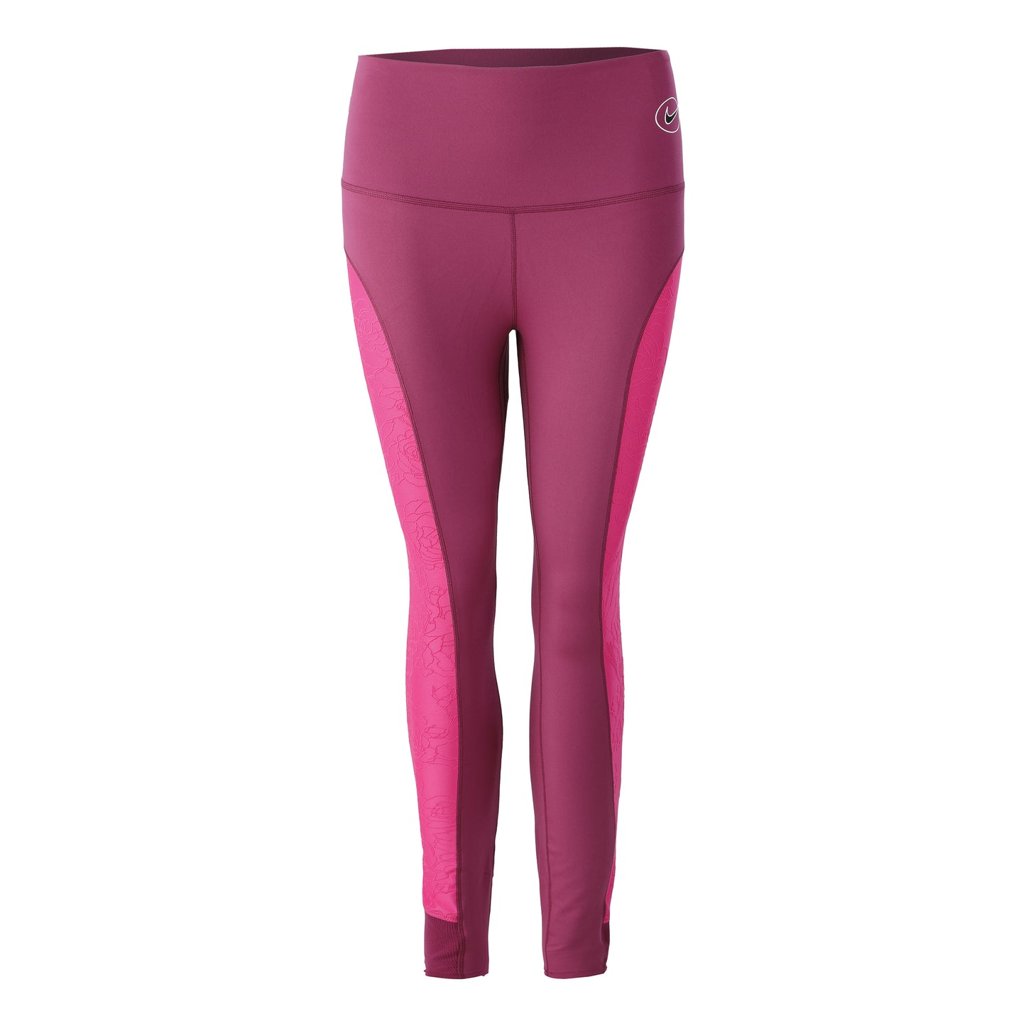 Nike Dri-Fit Heritage Icon Clash Calzamaglia Donna-Rosa,Lilla