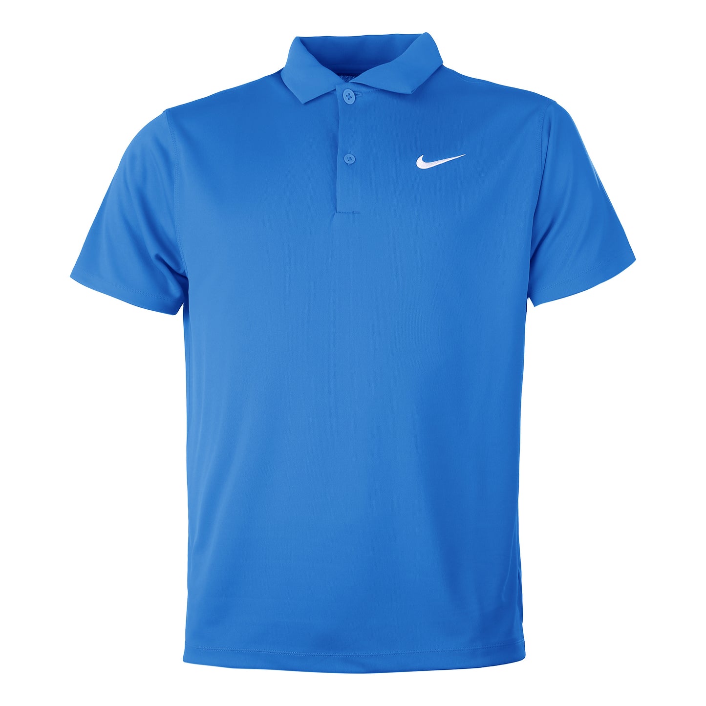 Nike Dri-Fit Victory Court Solid Polo Uomini - blu, bianco