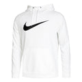 Dri-Fit Swoosh Felpa con cappuccio Uomini - bianco, nero
