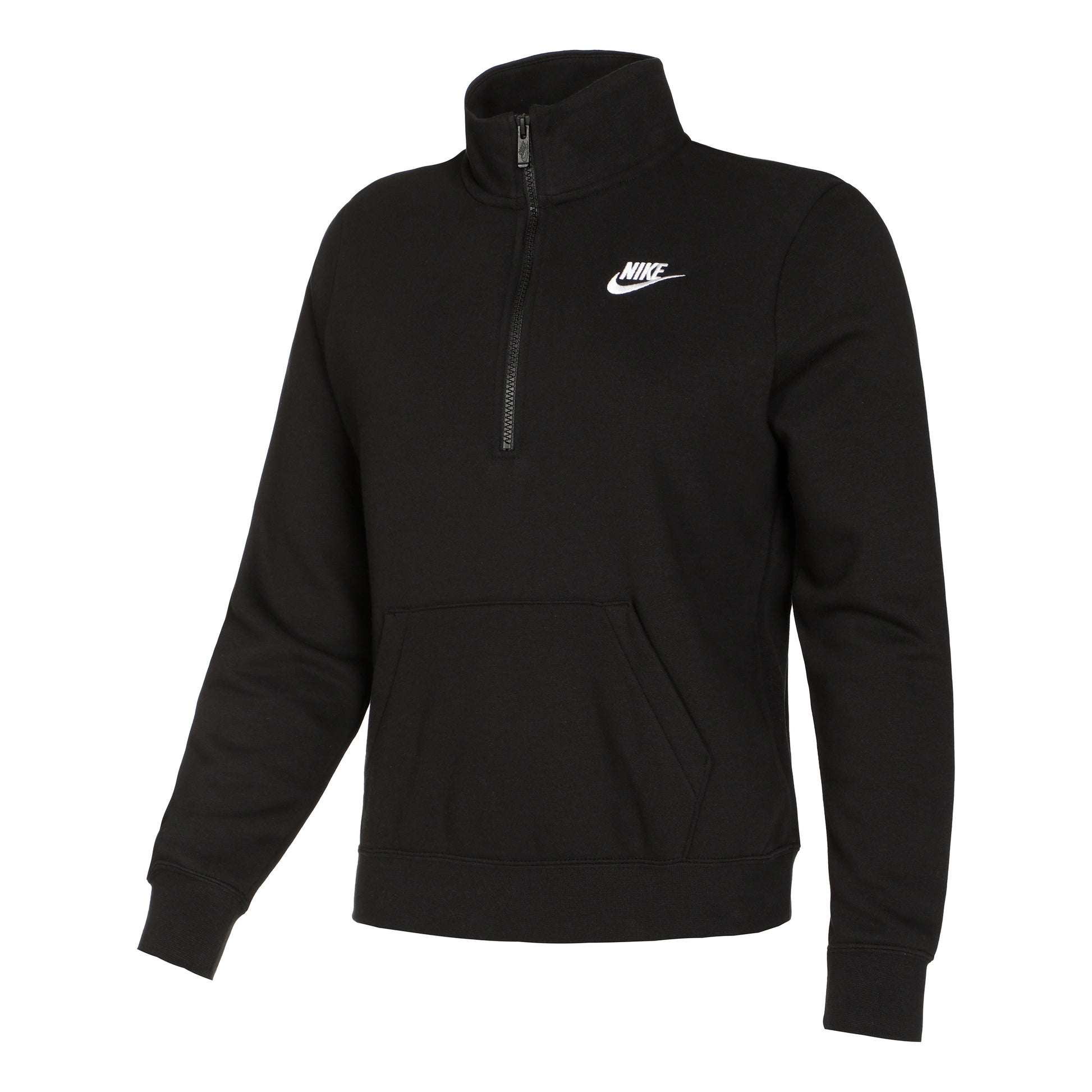 Nike New Sportswear Club Half-Zip Felpa Donna - nero,