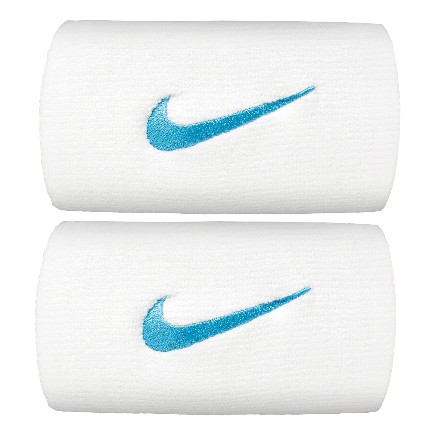 Nike Premier DW Polsino anti sudore Confezione da 2 lungo - bianco, blu chiaro