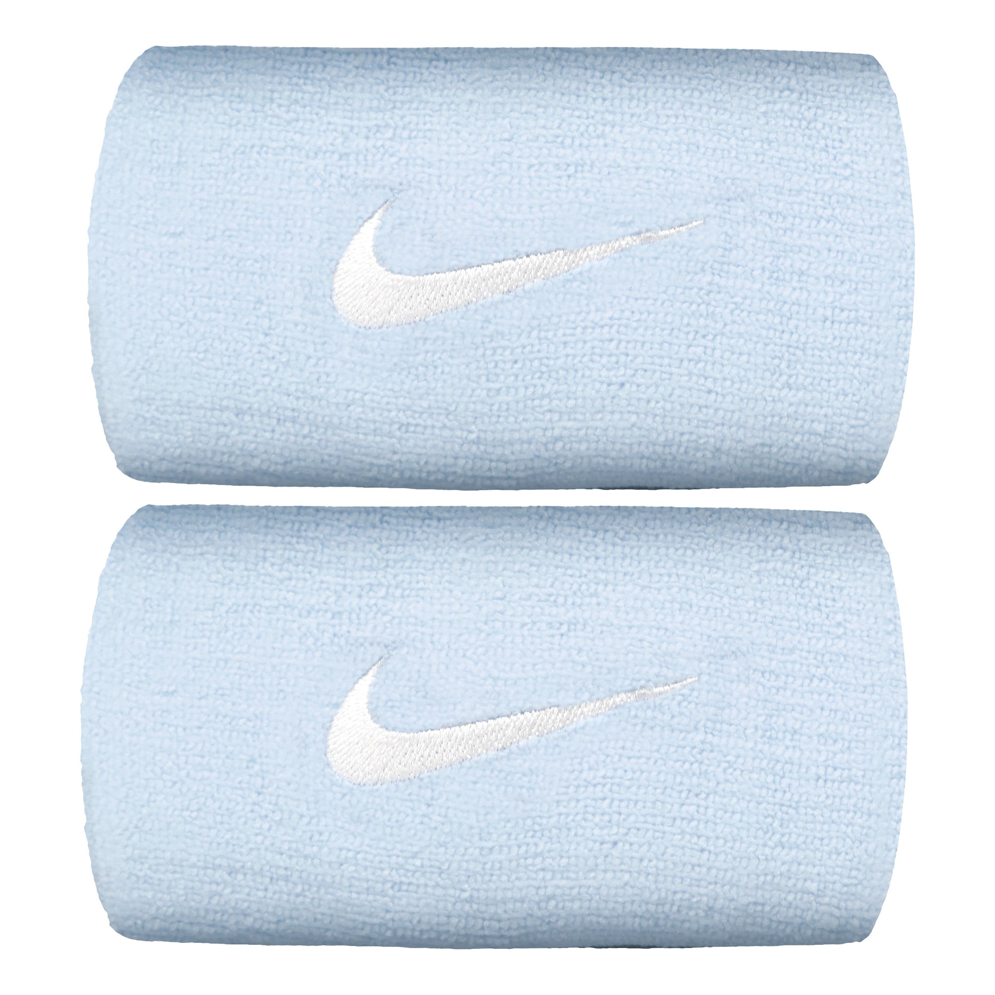 Nike Premier DW Polsino anti sudore Confezione da 2 lungo - blu chiaro, bianco