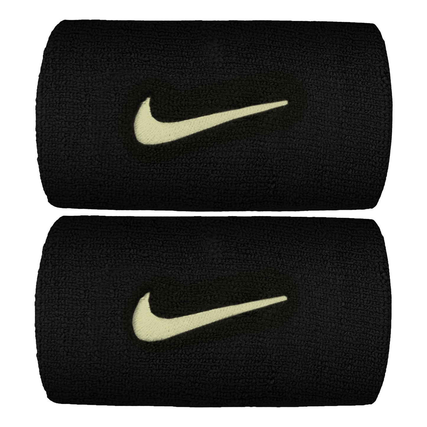 Nike Premier DW Polsino anti sudore Confezione da 2 lungo - nero, giallo neon