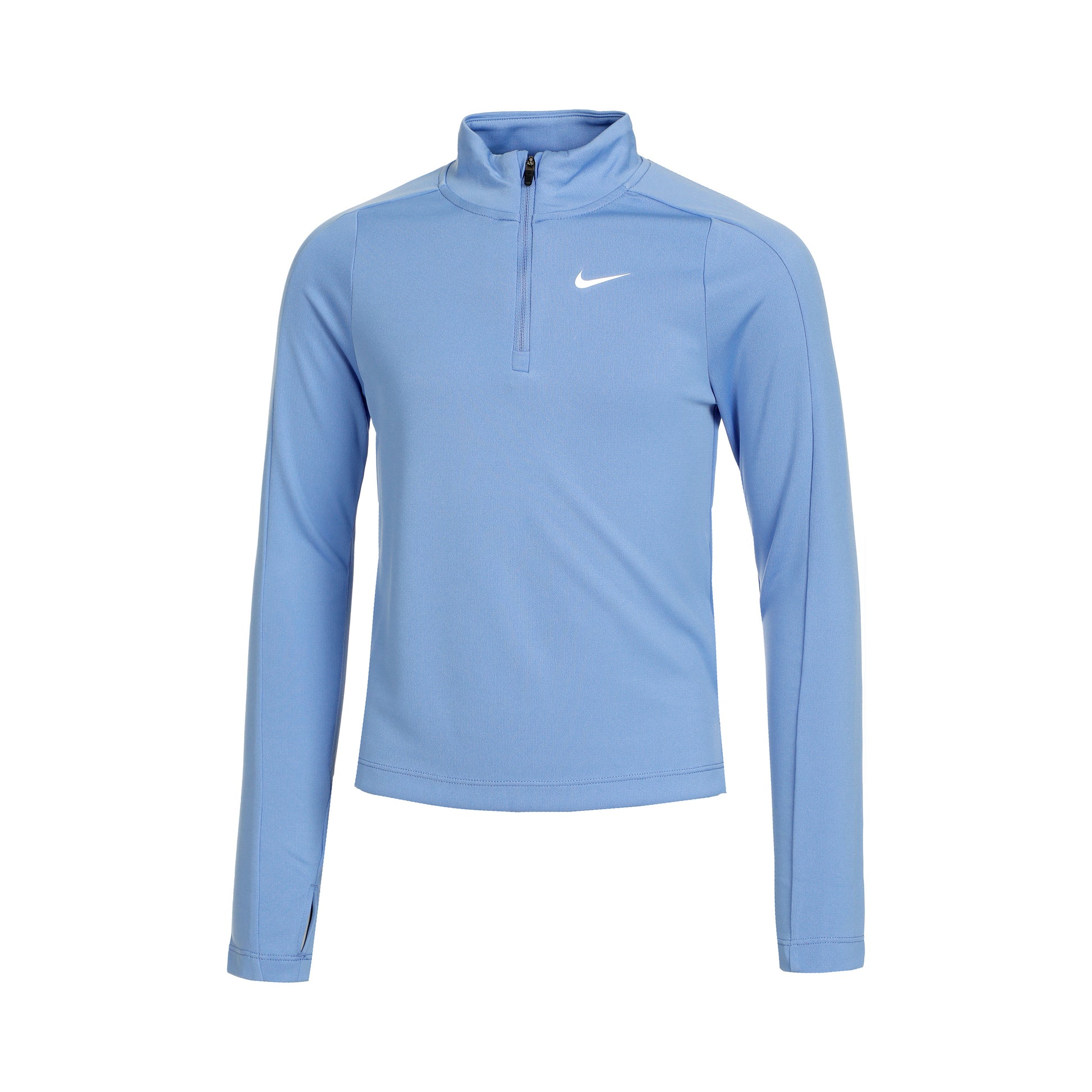 Nike Dri-Fit Half-Zip Manica lunga Ragazze - blu chiaro,