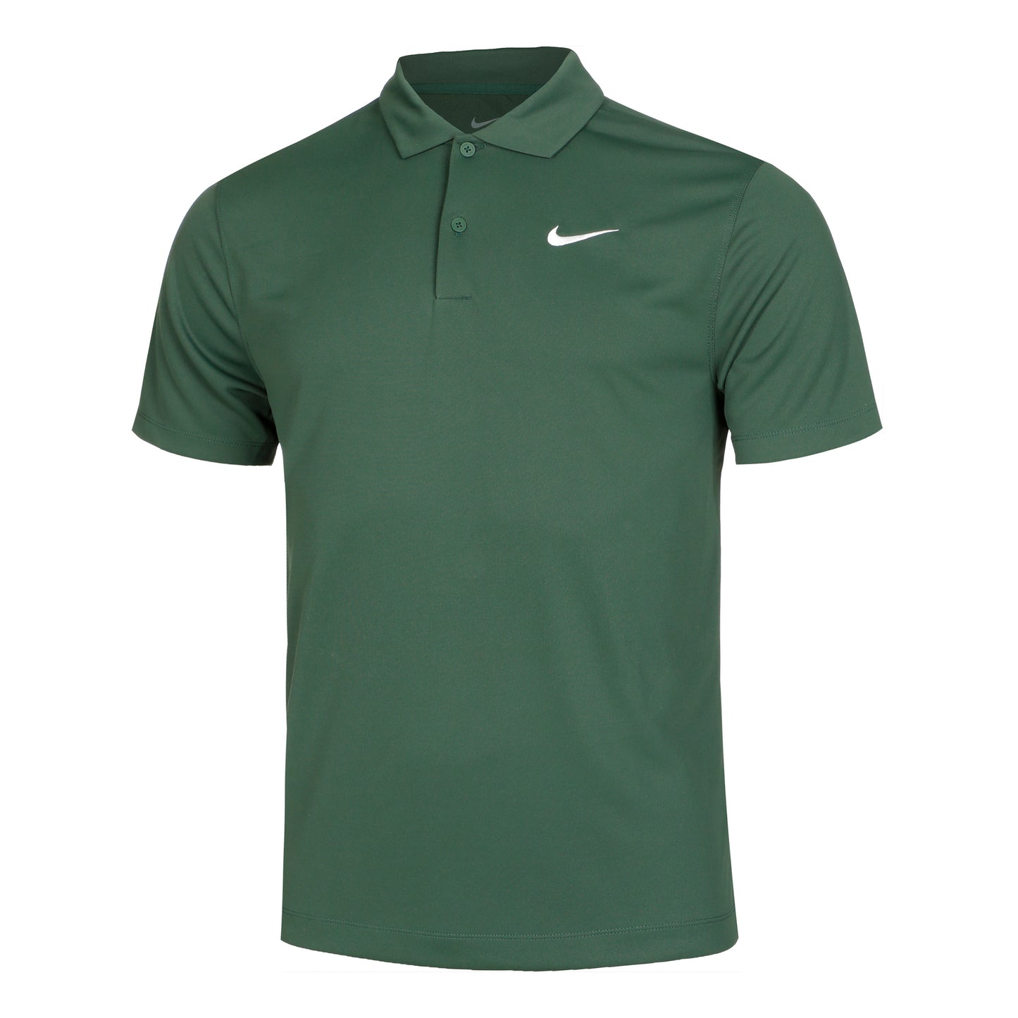 Nike Dri-Fit Victory Court Solid Polo Uomini - verde scuro