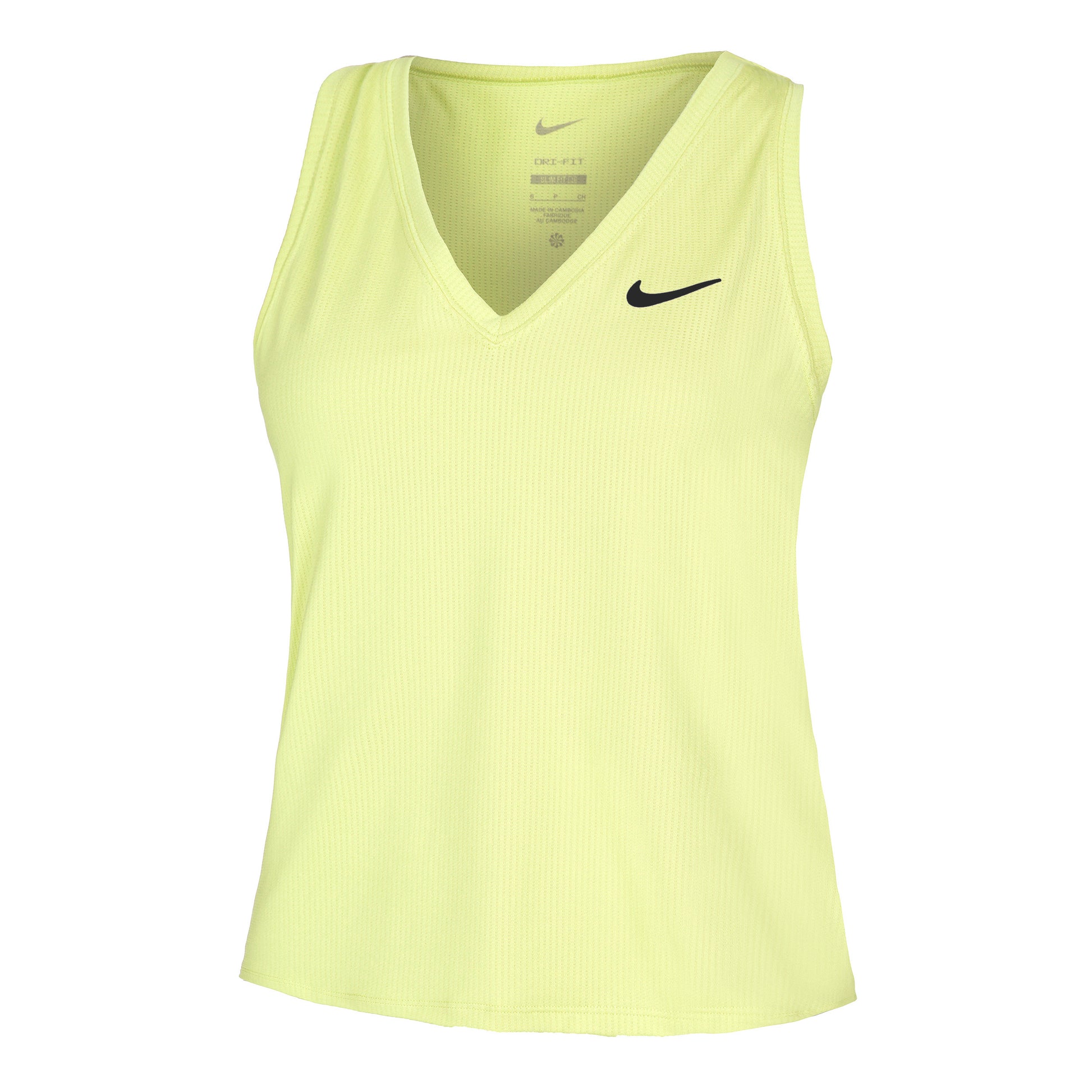 Nike Dri-Fit Victory Court Canottiera Donna - verde chiaro,