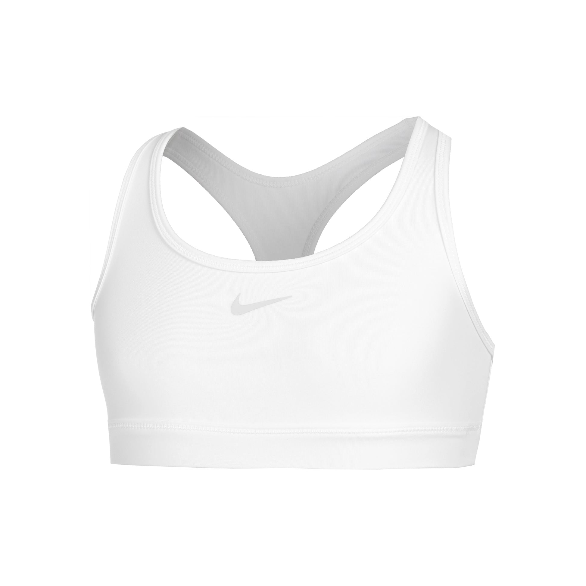Nike Dri-Fit Swoosh Reggiseni Sportivi Ragazze-Bianco
