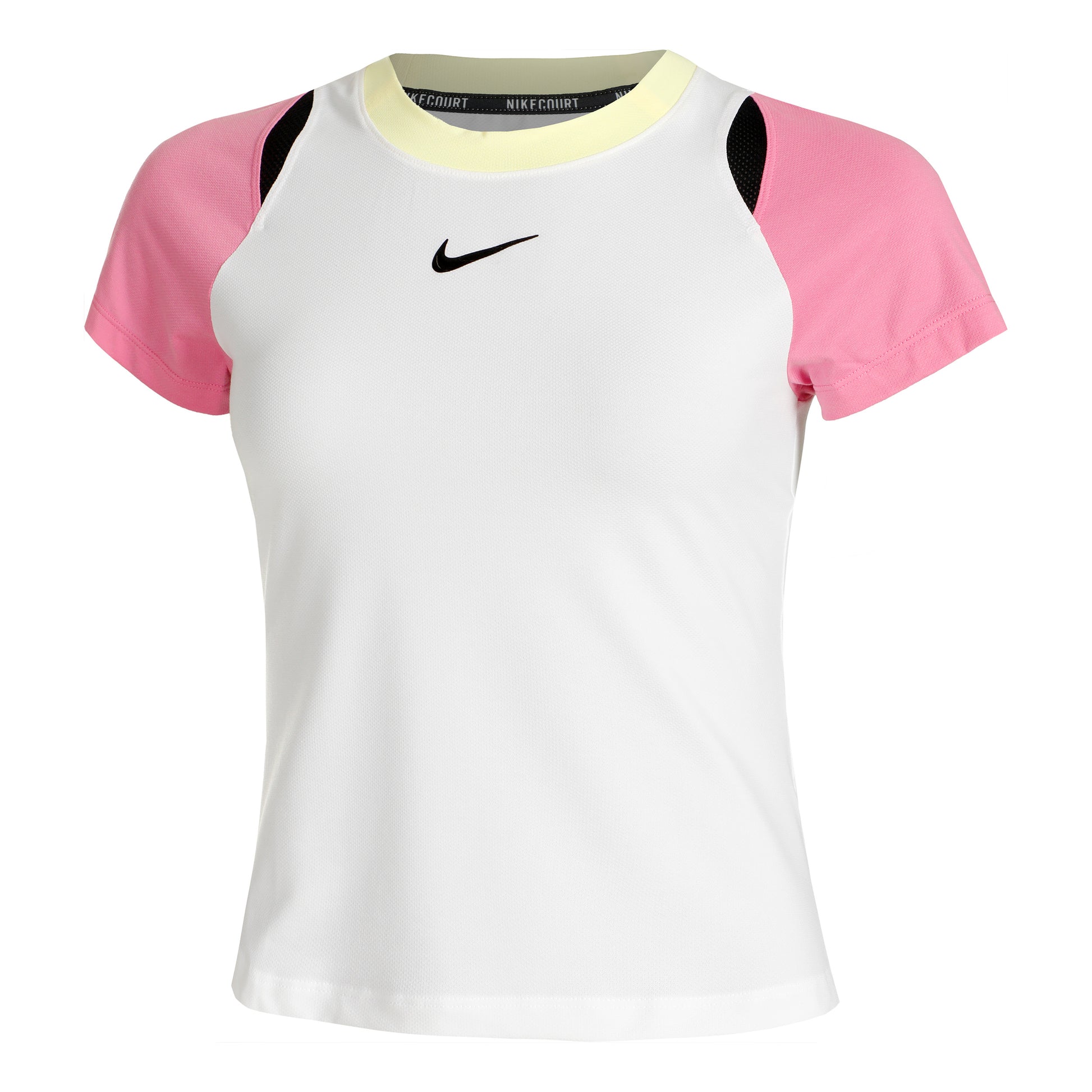Nike Court Dri-Fit Advantage Maglietta Donna - bianco, rosa