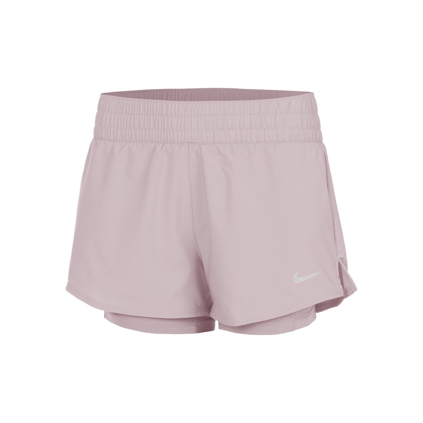 Nike Dri-Fit One Mid Rise 2in1 3in Pantaloncini Donna - beige,
