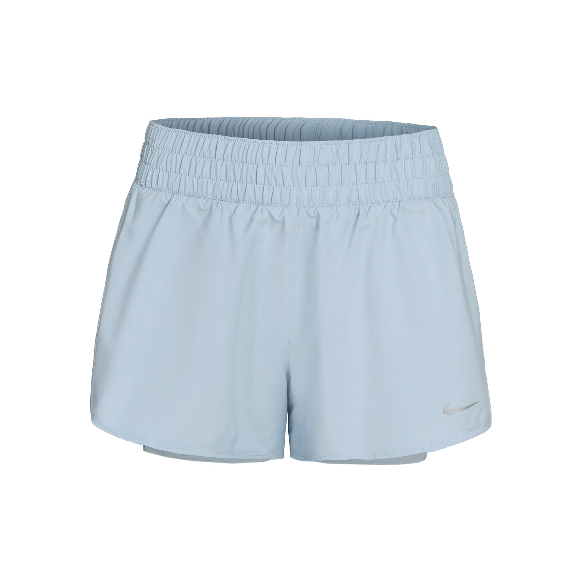 Nike Dri-Fit One Mid Rise 2in1 3in Pantaloncini Donna - blu chiaro,