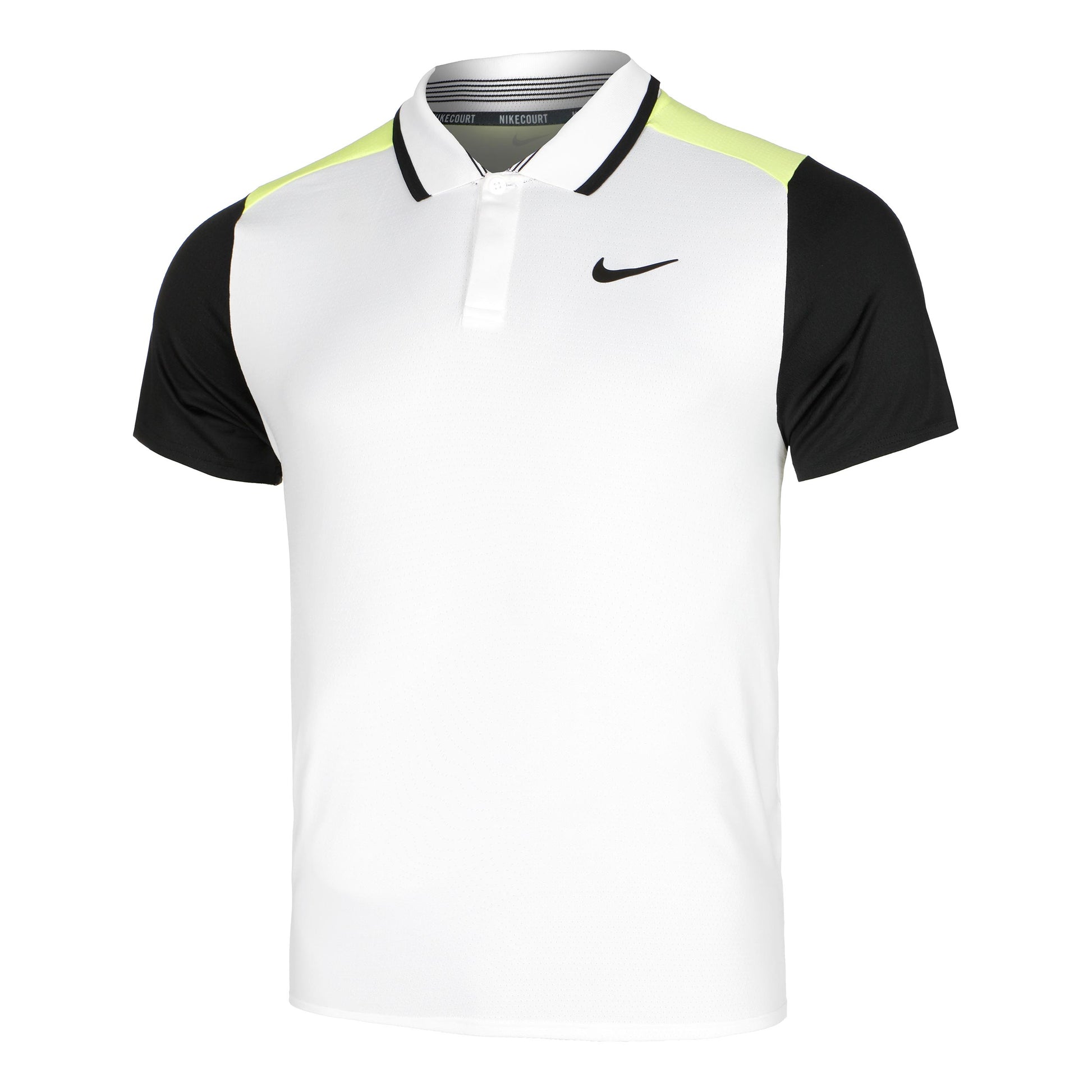 Nike Court Dri-Fit Advantage Polo Uomini - bianco, nero