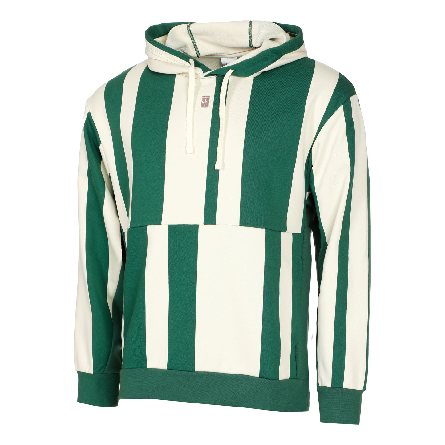 Nike Court Dri-Fit Heritage Fleece Felpa con cappuccio Uomini - verde, crema