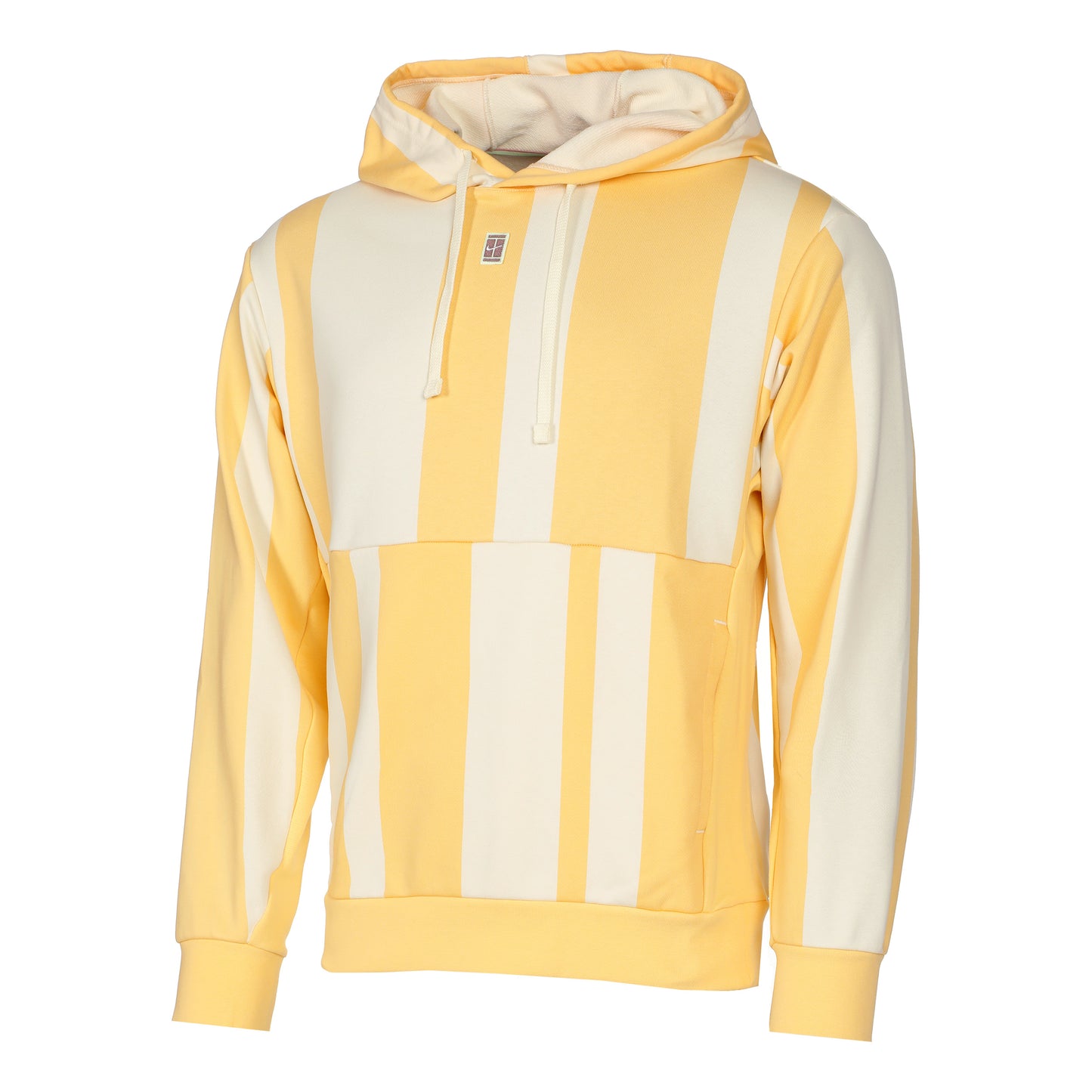 Nike Court Dri-Fit Heritage Fleece Felpa con cappuccio Uomini - giallo oro, crema