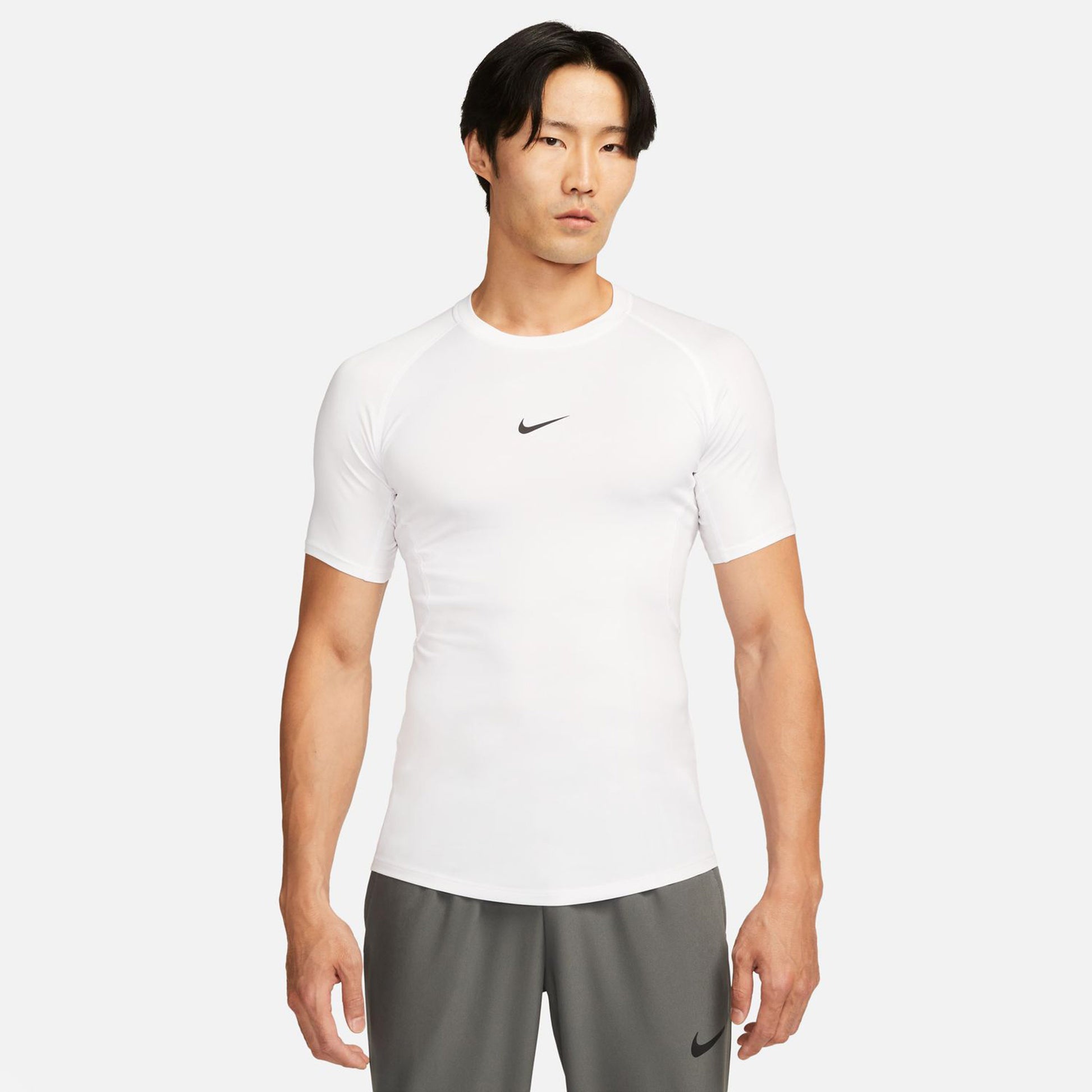 Nike Dri-Fit Pro Tight Fitness Maglietta Uomini-Bianco,Nero